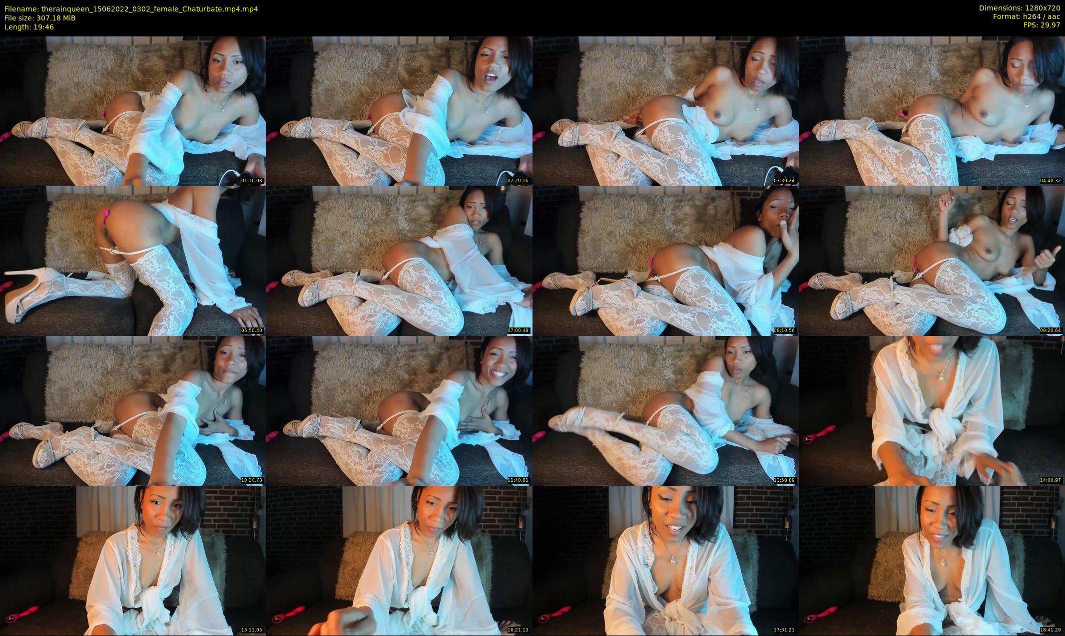 therainqueen — 20 minute Chaturbate female cam show recording, 720p, Jun 15, 2022