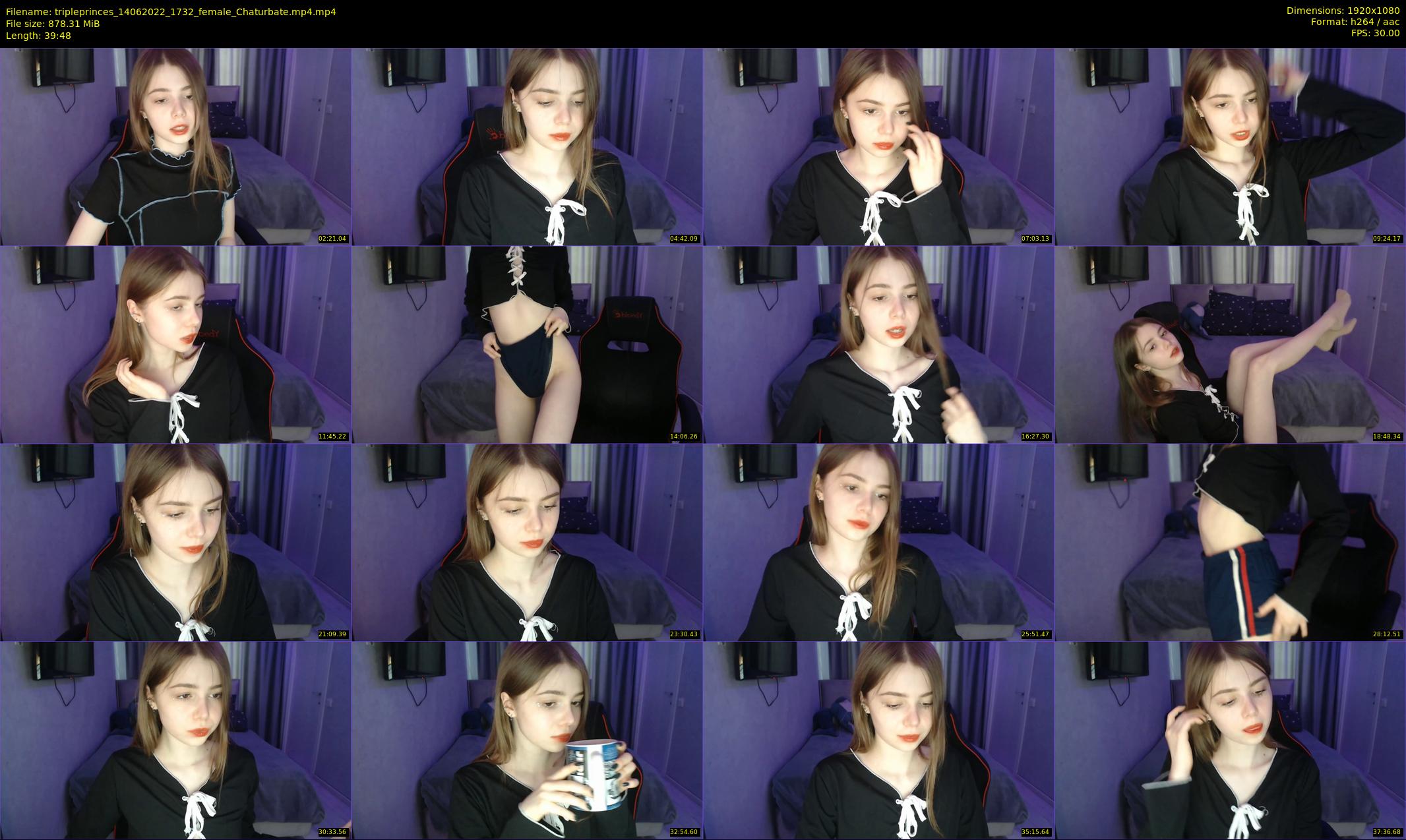 tripleprinces — 40 minute Chaturbate female cam show recording, 1080p, Jun 14, 2022