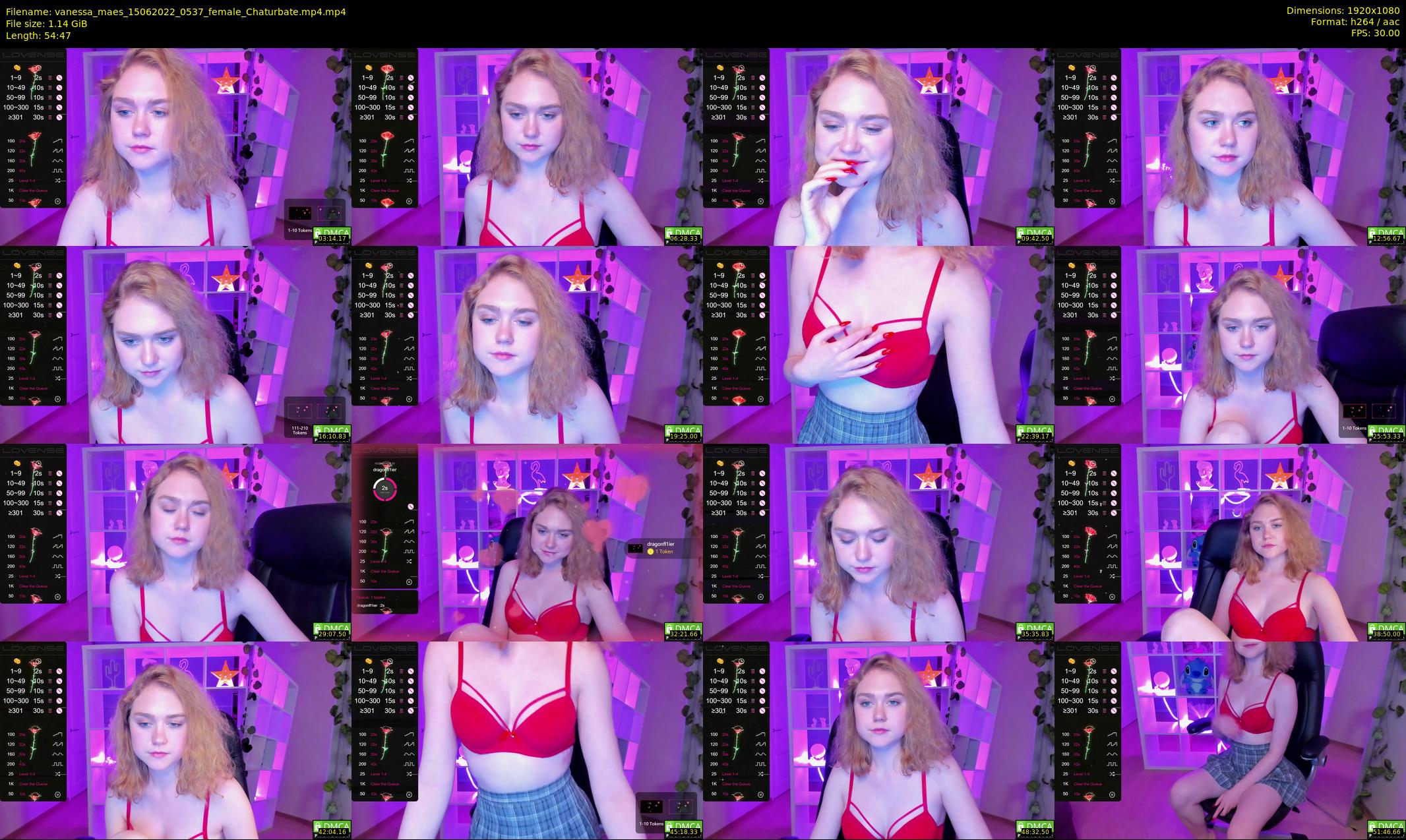 vanessa_maes — 55 minute Chaturbate female cam show recording, 1080p, Jun 15, 2022