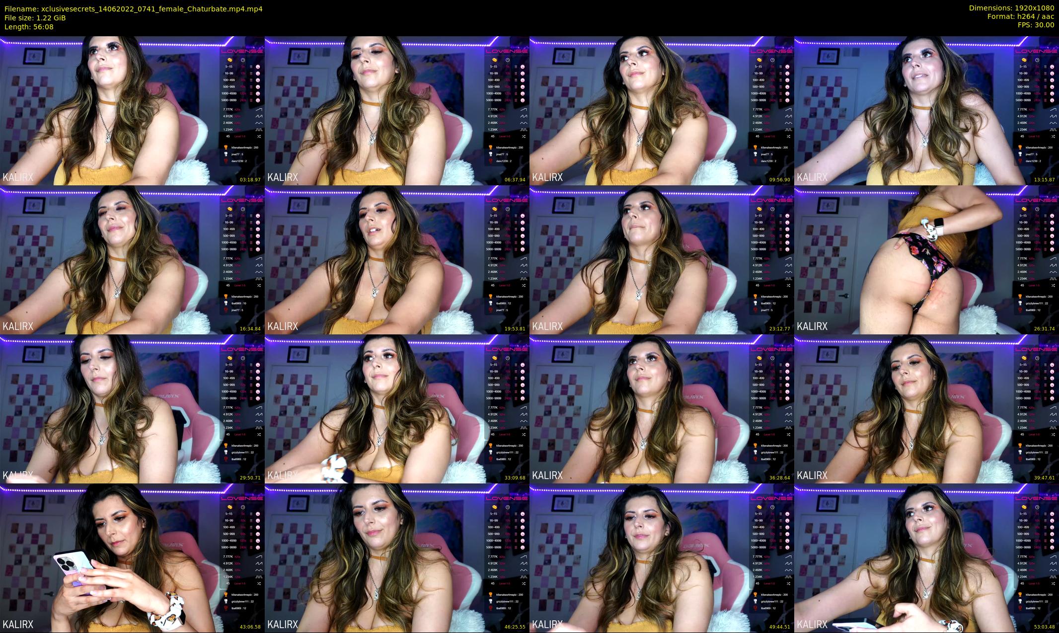 xclusivesecrets — 57 minute Chaturbate female cam show recording, 1080p, Jun 14, 2022