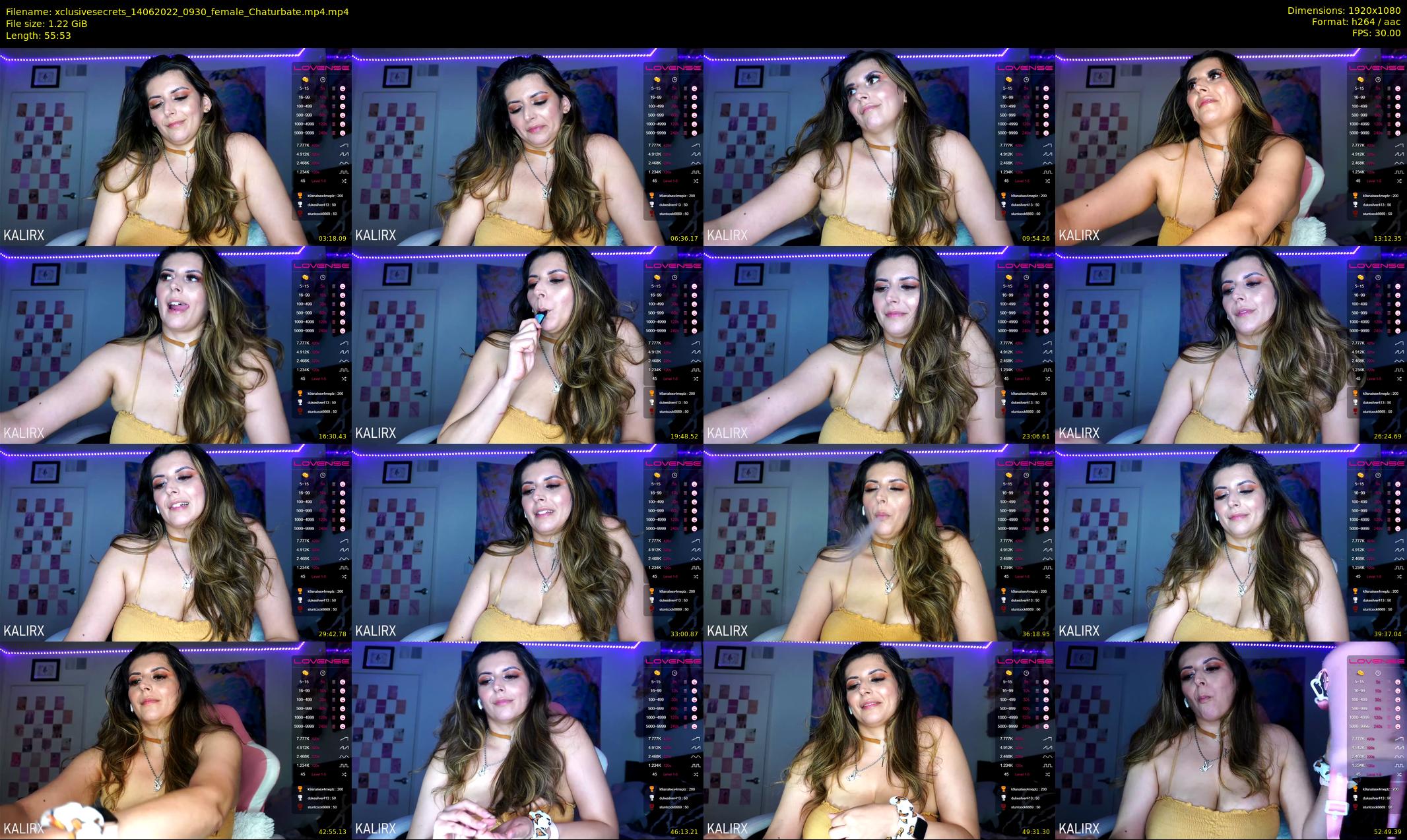 xclusivesecrets — 56 minute Chaturbate female cam show recording, 1080p, Jun 14, 2022