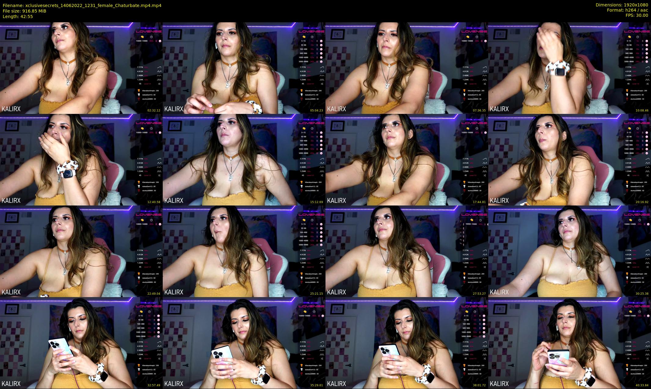xclusivesecrets — 43 minute Chaturbate female cam show recording, 1080p, Jun 14, 2022
