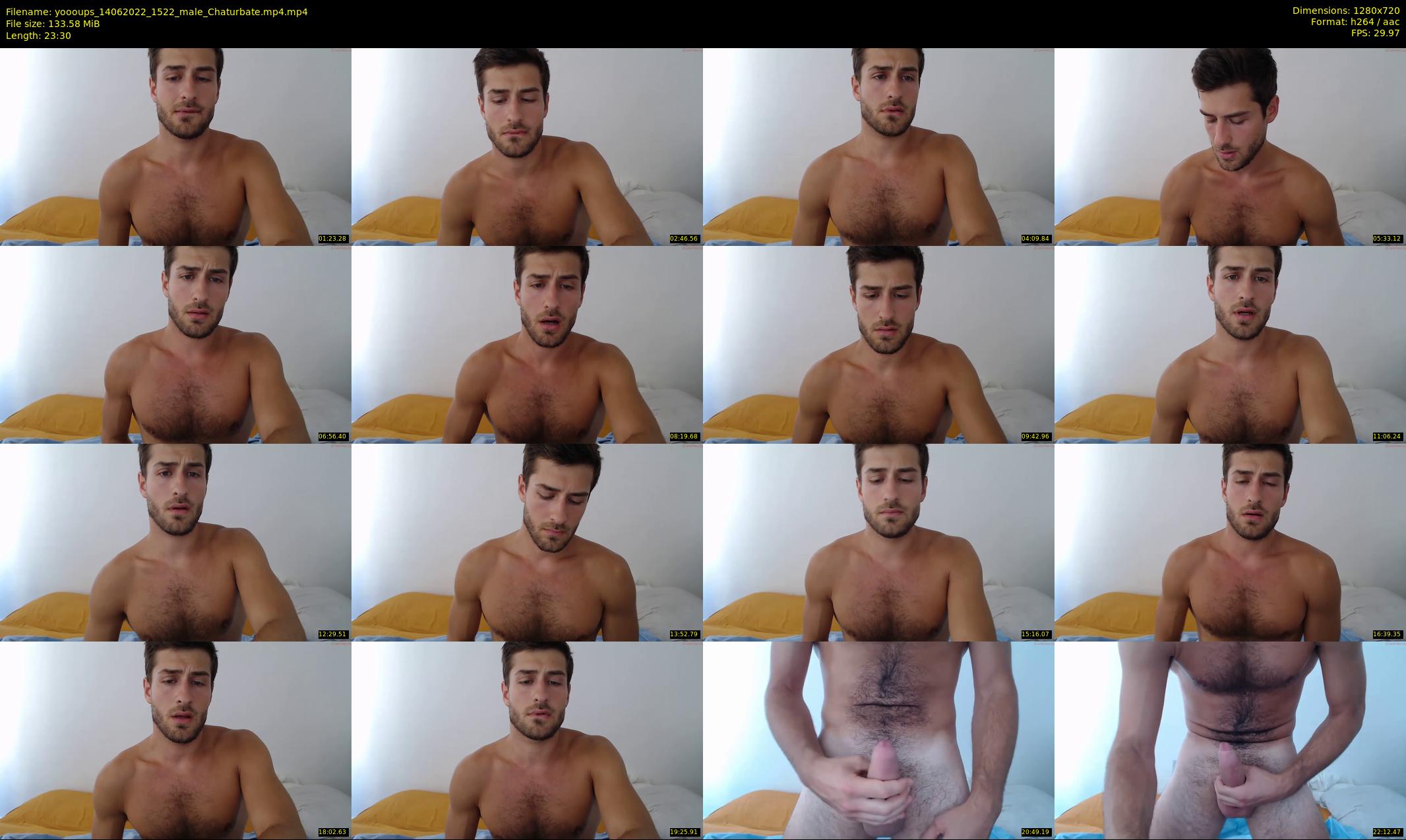 yoooups — 24 minute Chaturbate male cam show recording, 720p, Jun 14, 2022