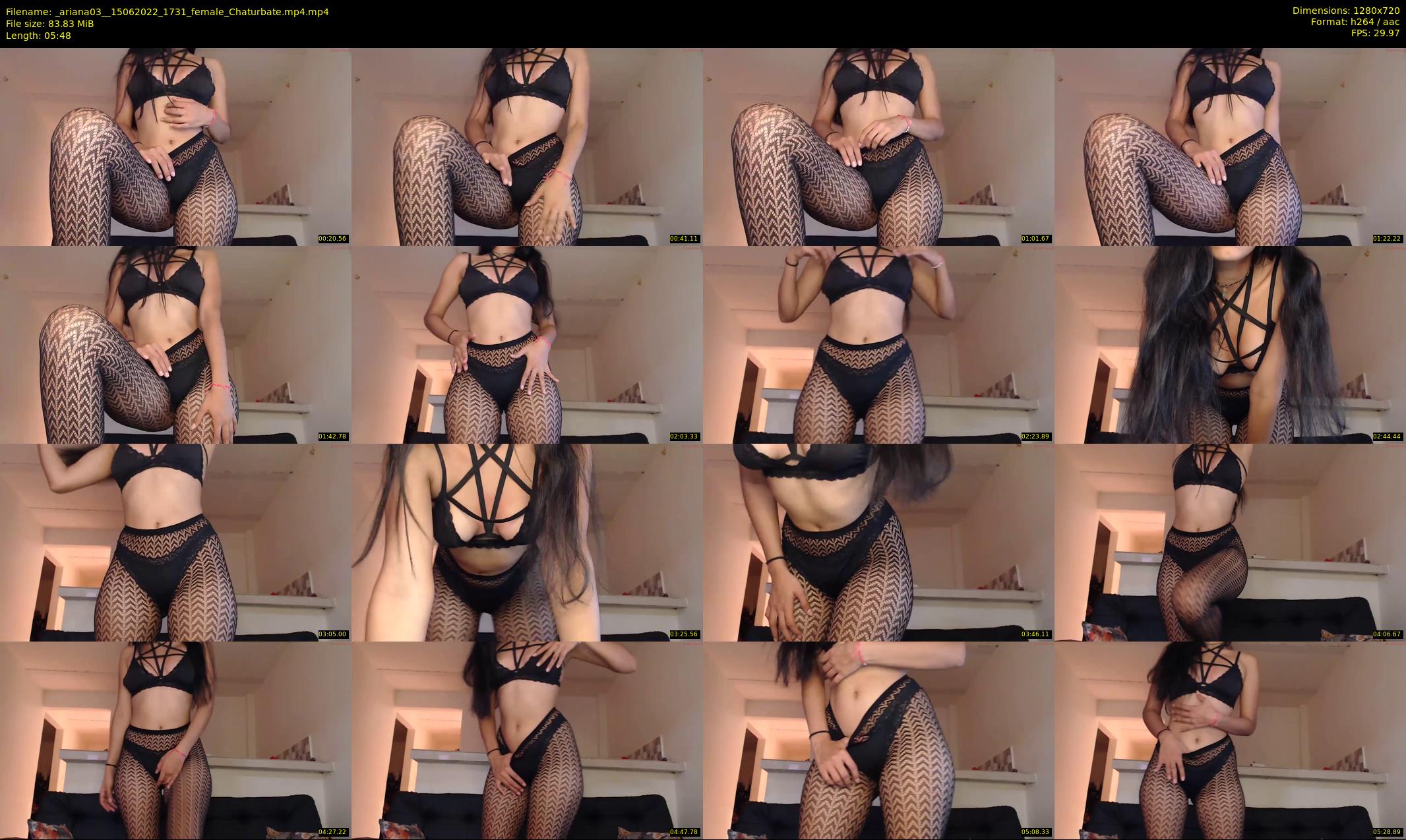_ariana03_ — 6 minute Chaturbate female cam show recording, 720p, Jun 15, 2022