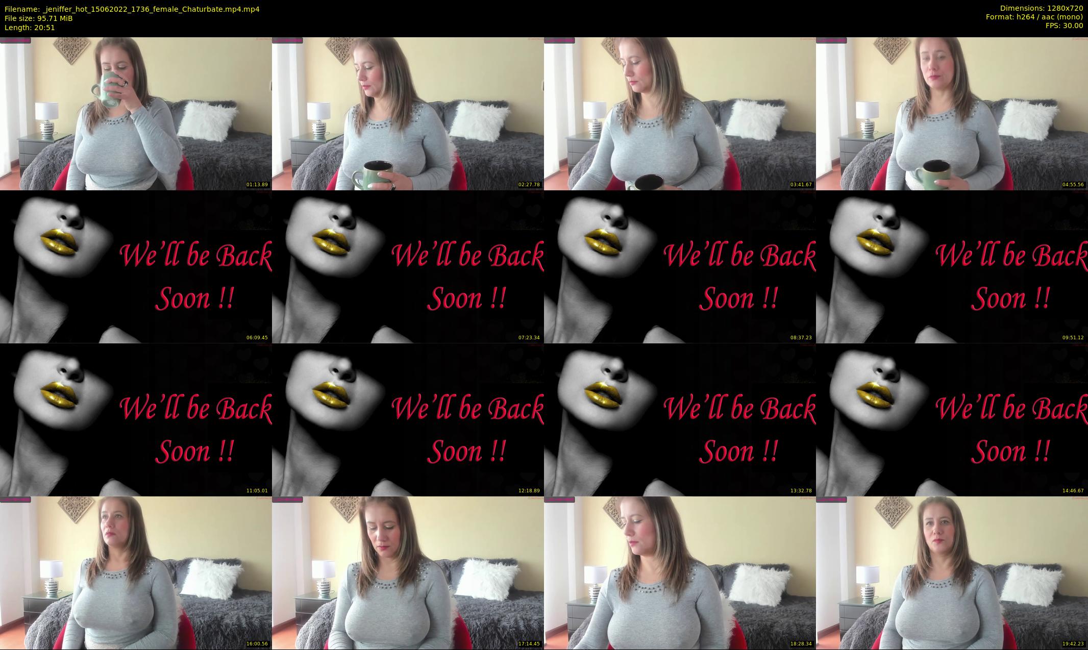 _jeniffer_hot — 21 minute Chaturbate female cam show recording, 720p, Jun 15, 2022