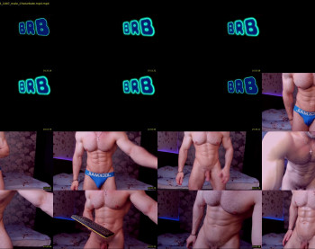 adam_muscle_ — 63 minute Chaturbate male cam show recording, 1080p, Jun 15, 2022