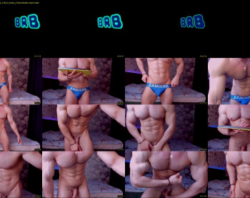 adam_muscle_ — 56 minute Chaturbate male cam show recording, 1080p, Jun 15, 2022