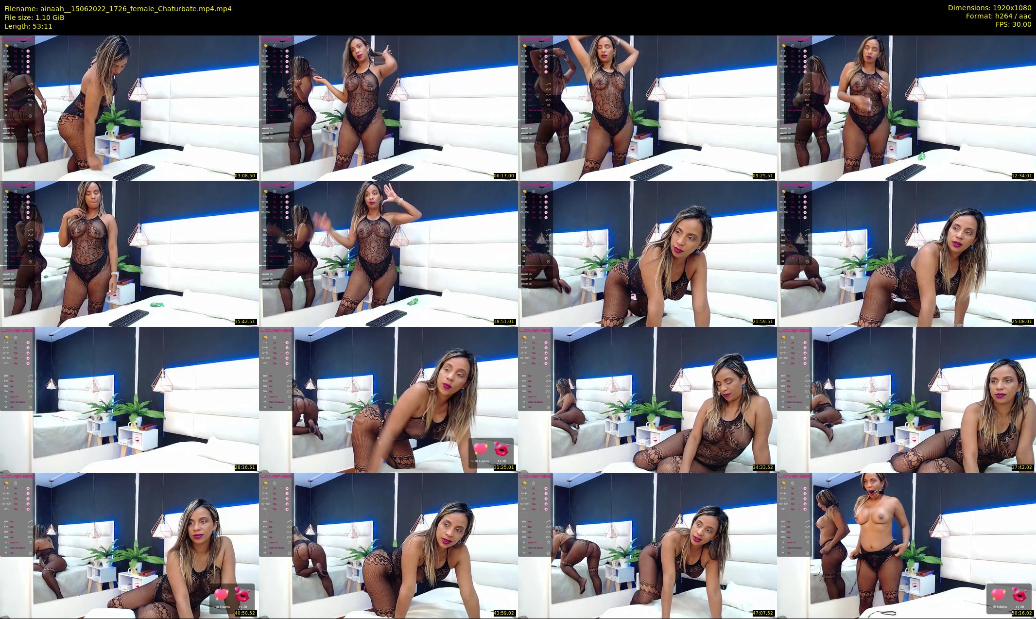 ainaah_ — 54 minute Chaturbate female cam show recording, 1080p, Jun 15, 2022
