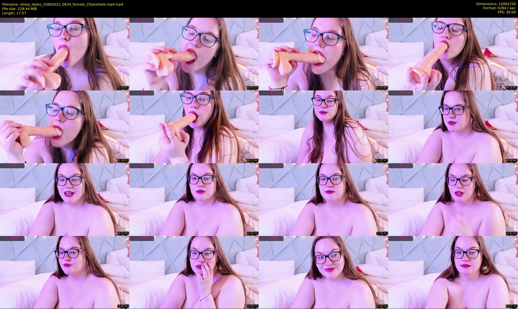 alissa_styles — 18 minute Chaturbate female cam show recording, 720p, Jun 15, 2022