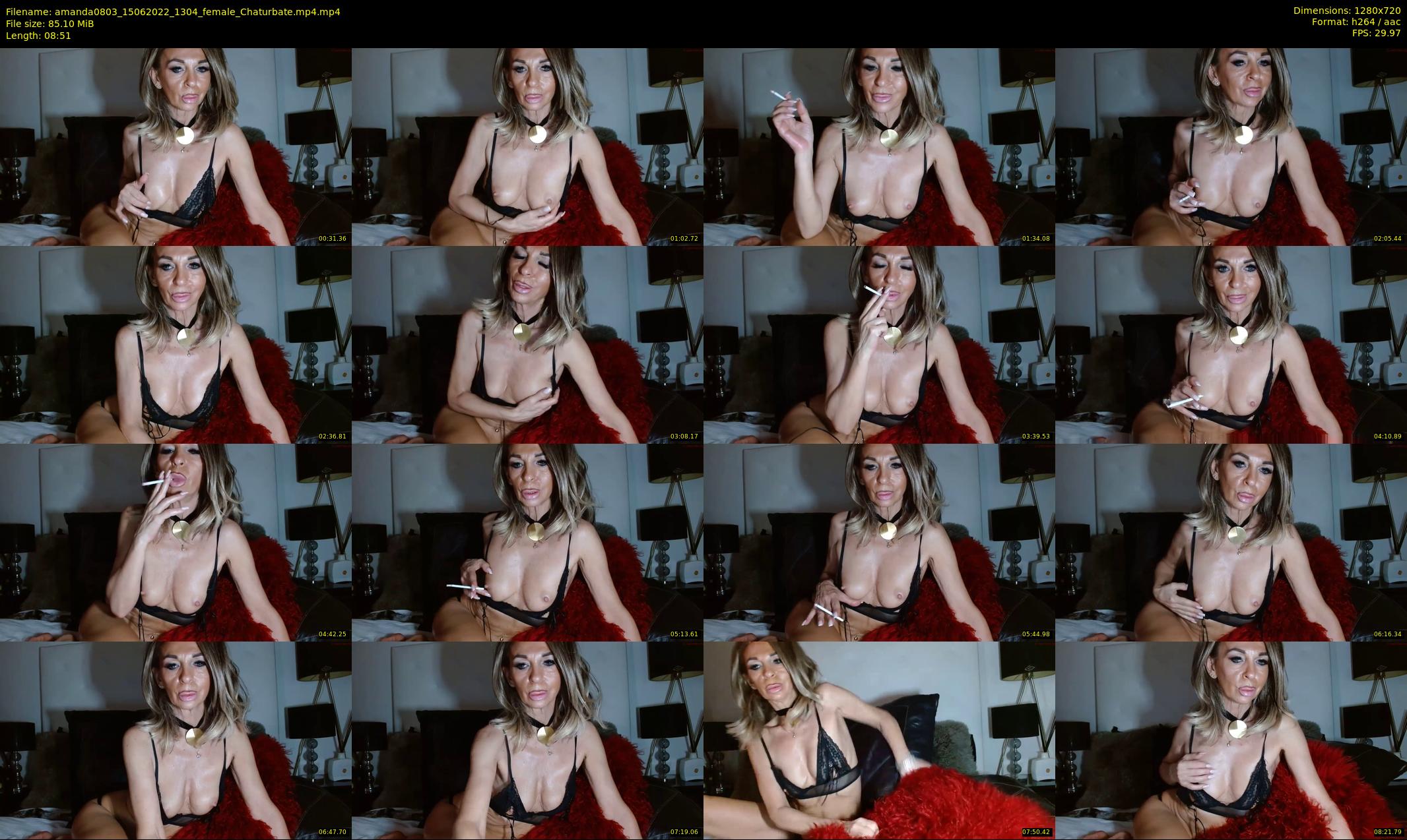 amanda0803 — 9 minute Chaturbate female cam show recording, 720p, Jun 15, 2022