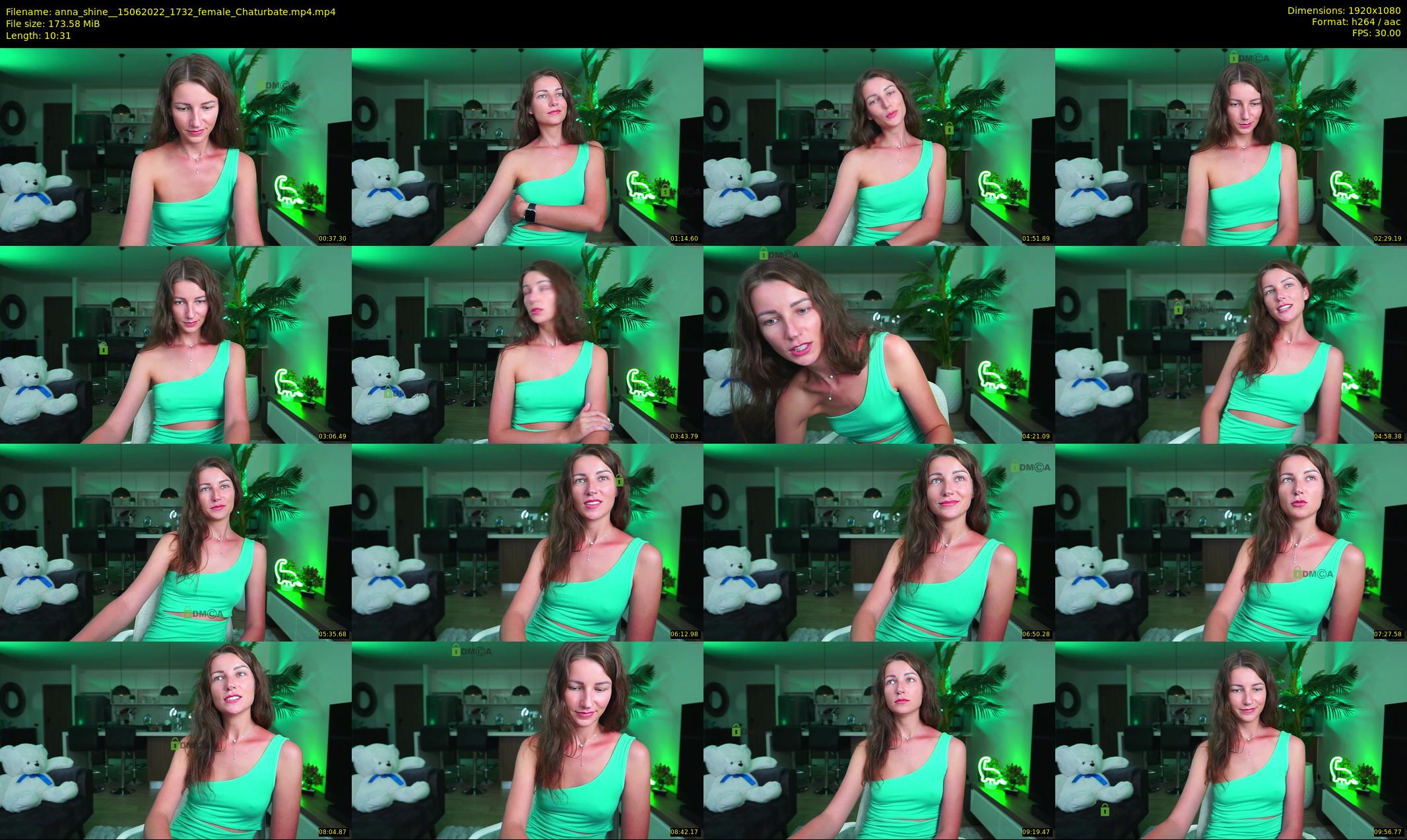 anna_shine_ — 11 minute Chaturbate female cam show recording, 1080p, Jun 15, 2022