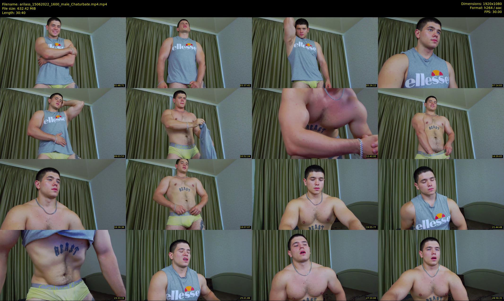 arilass — 31 minute Chaturbate male cam show recording, 1080p, Jun 15, 2022