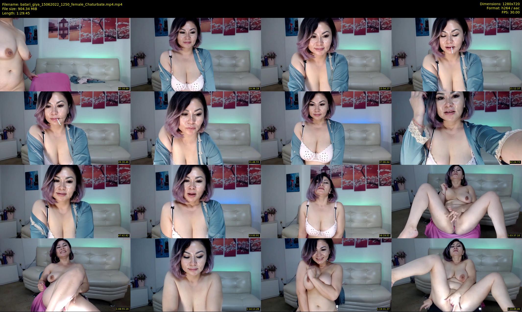batari_giya — 90 minute Chaturbate female cam show recording, 720p, Jun 15, 2022