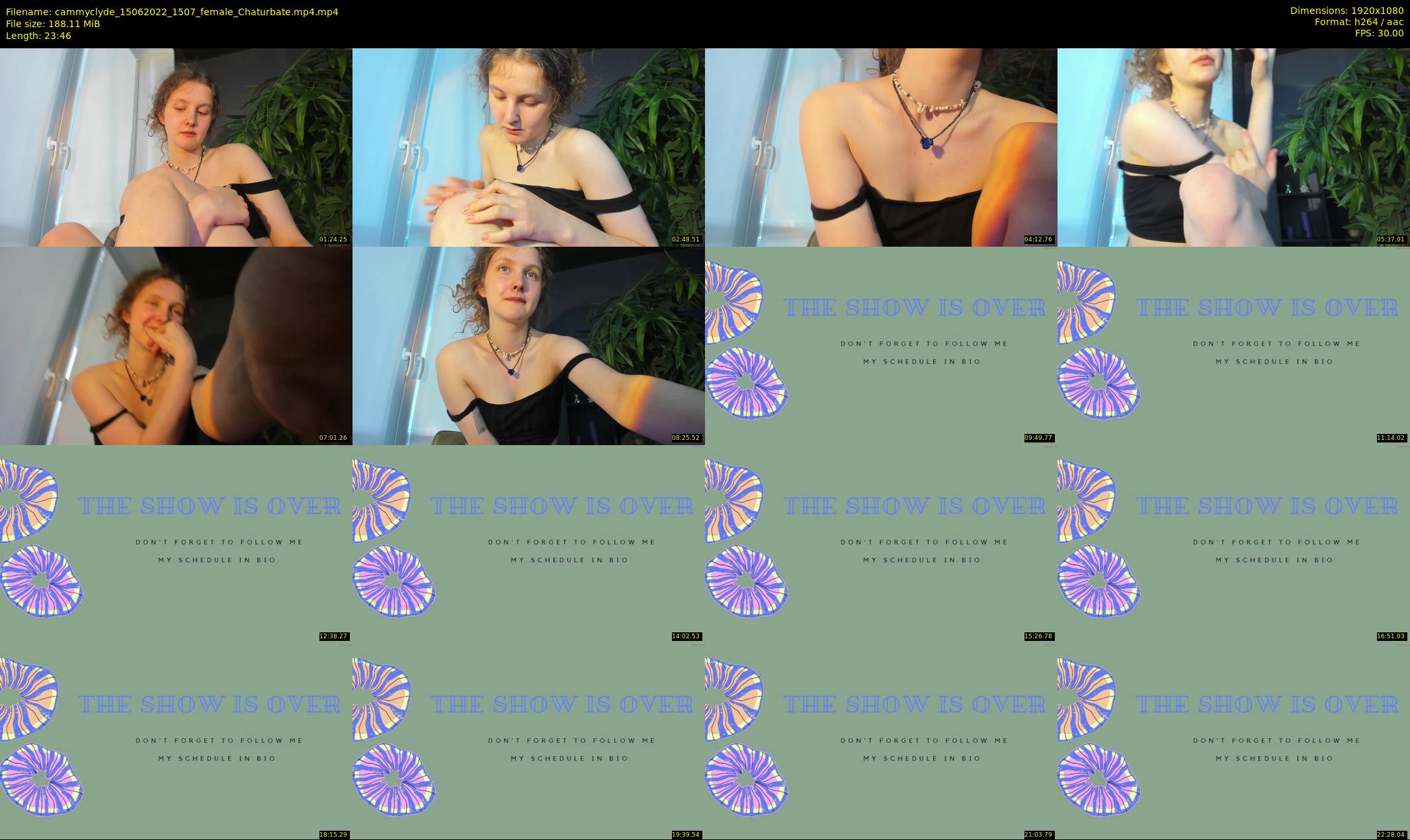 cammyclyde — 24 minute Chaturbate female cam show recording, 1080p, Jun 15, 2022