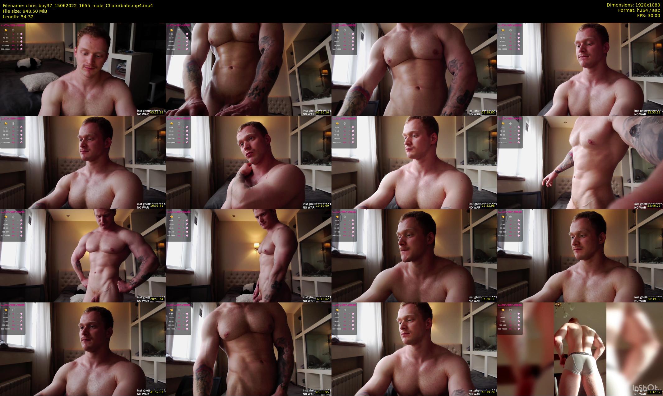chris_boy37 — 55 minute Chaturbate male cam show recording, 1080p, Jun 15, 2022