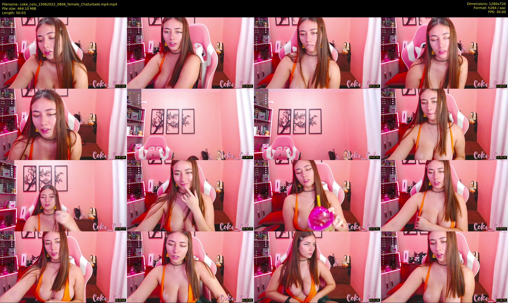 coke_colu — 51 minute Chaturbate female cam show recording, 720p, Jun 15, 2022
