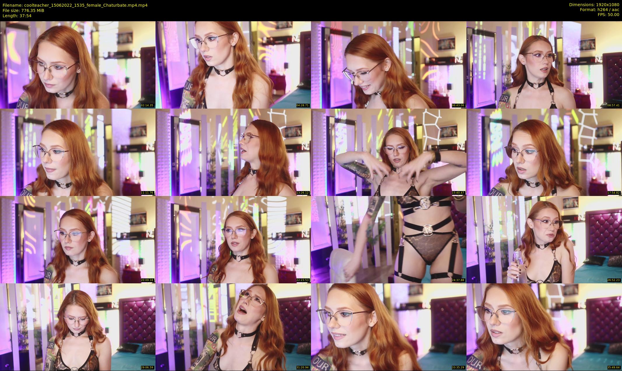 coolteacher — 38 minute Chaturbate female cam show recording, 1080p, Jun 15, 2022