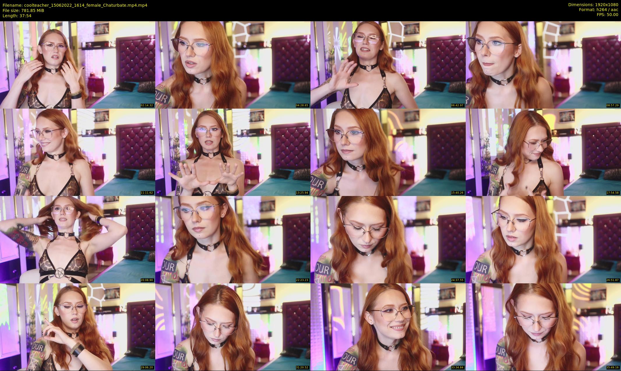 coolteacher — 38 minute Chaturbate female cam show recording, 1080p, Jun 15, 2022