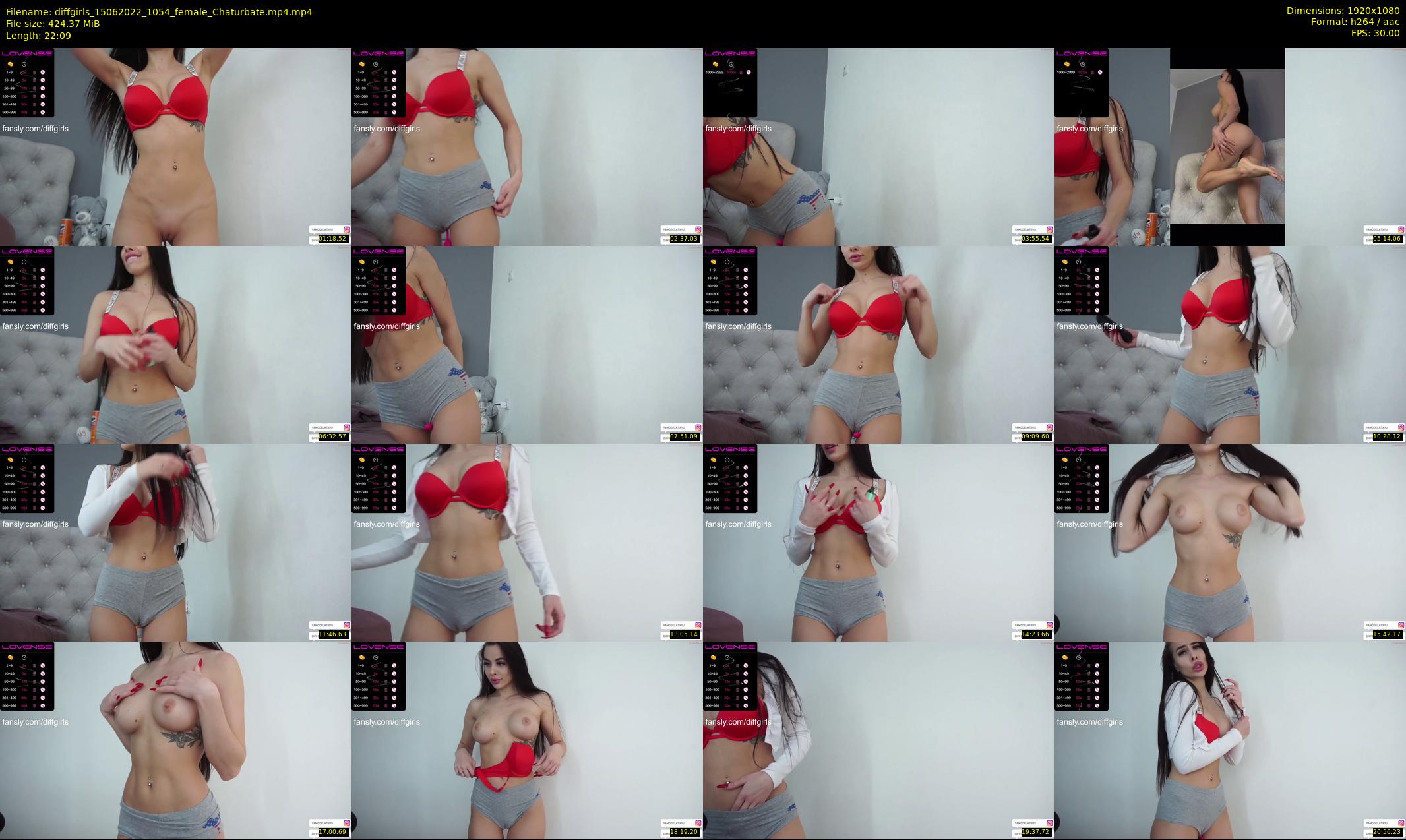 diffgirls — 23 minute Chaturbate female cam show recording, 1080p, Jun 15, 2022