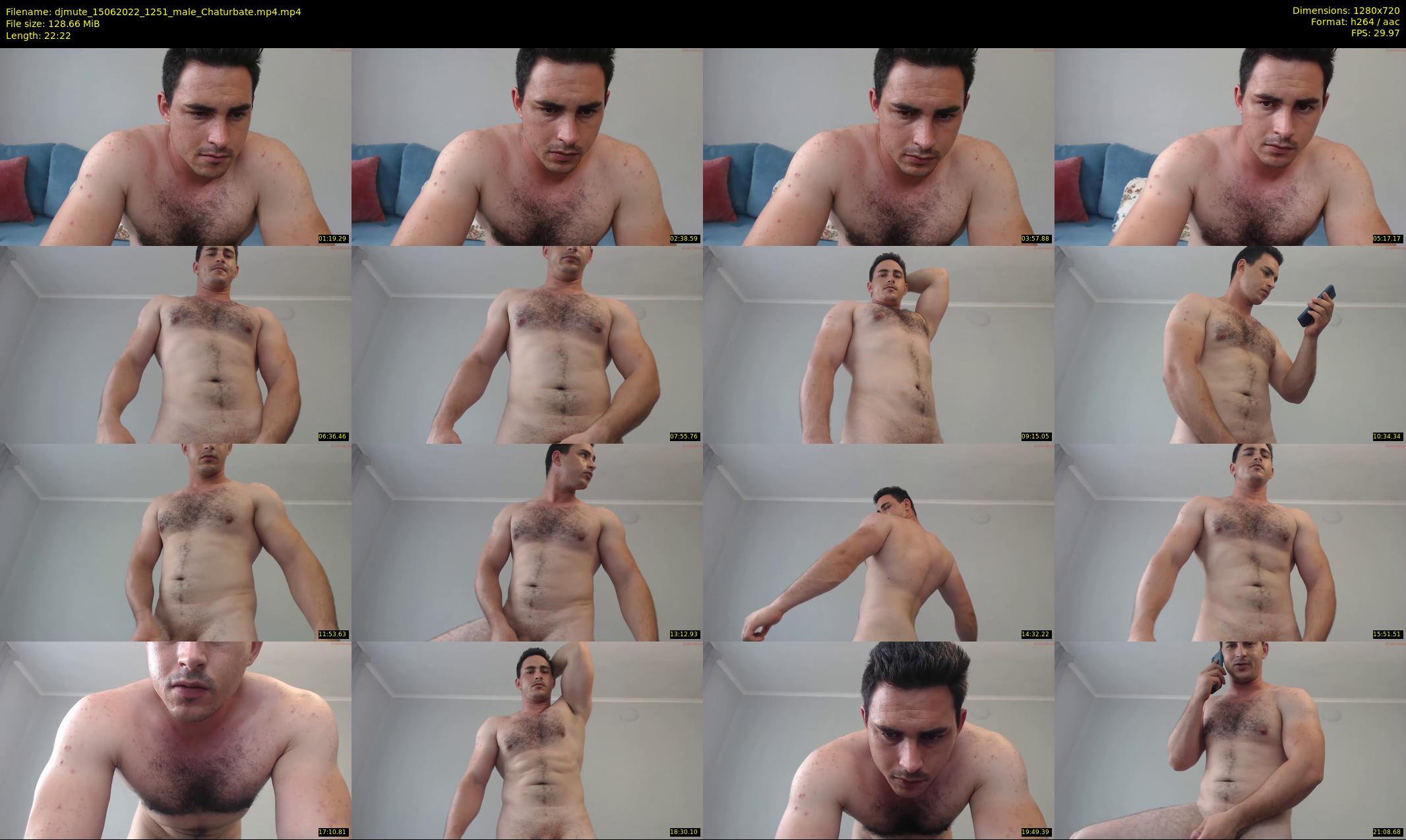 djmute — 23 minute Chaturbate male cam show recording, 720p, Jun 15, 2022