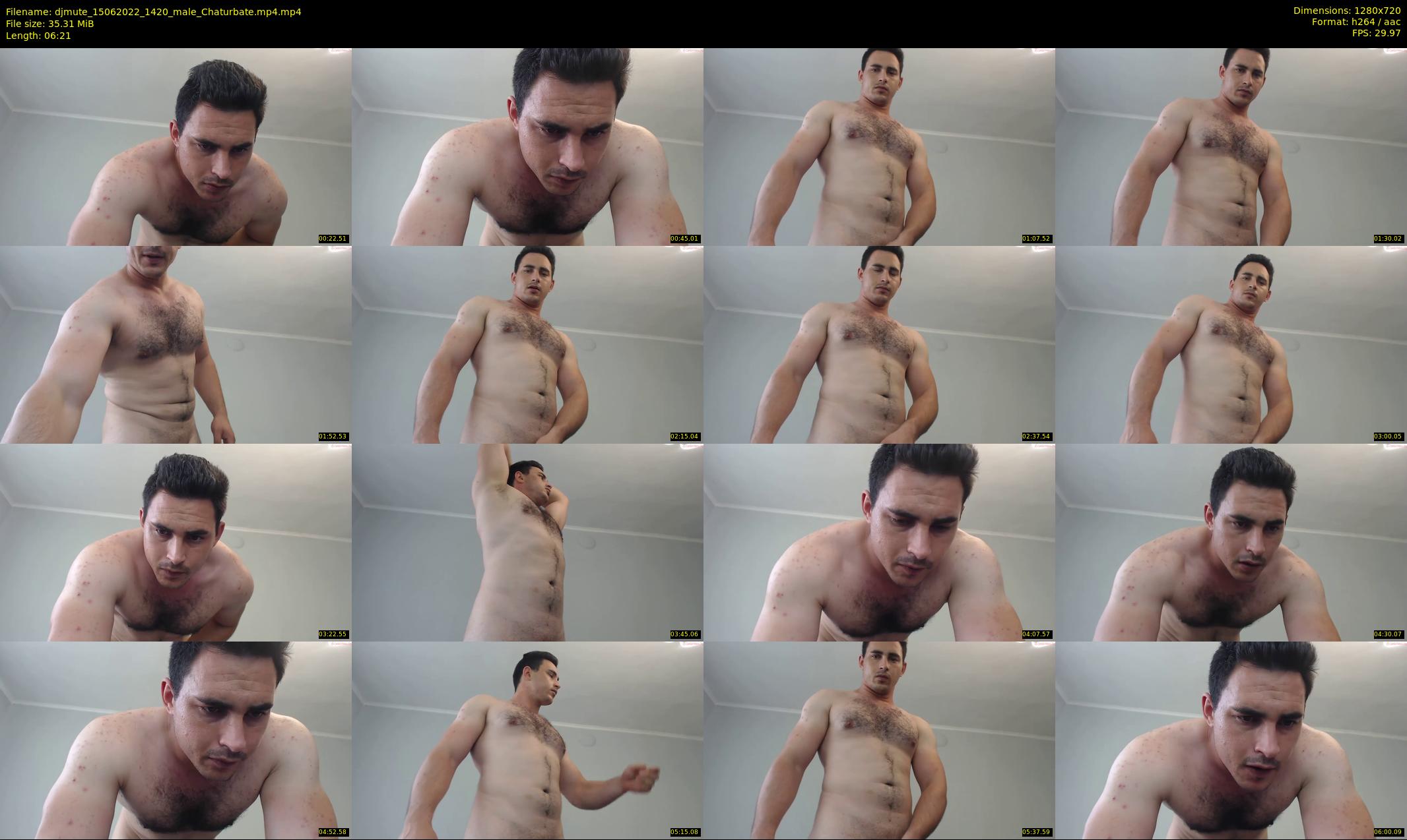 djmute — 7 minute Chaturbate male cam show recording, 720p, Jun 15, 2022
