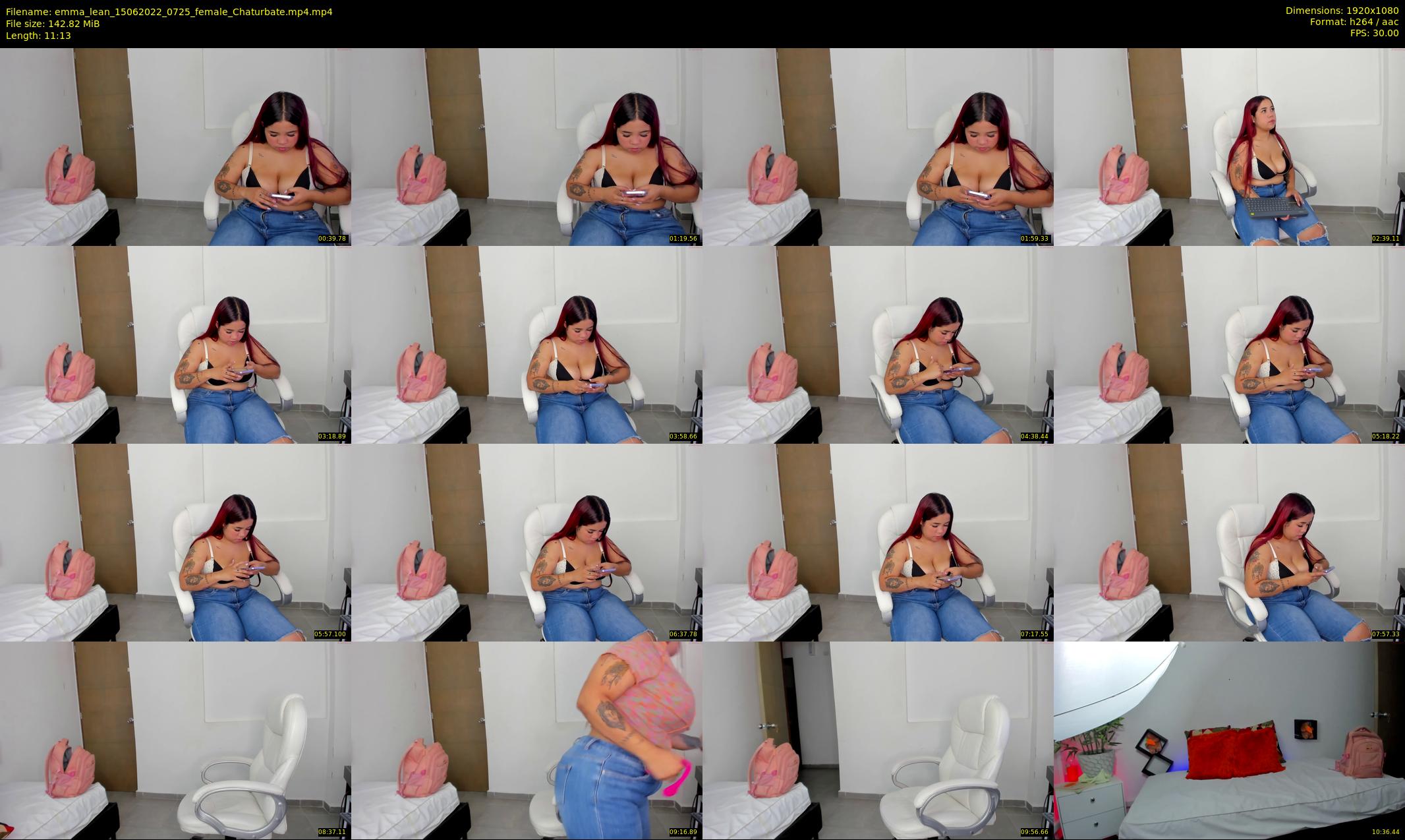 emma_lean — 12 minute Chaturbate female cam show recording, 1080p, Jun 15, 2022