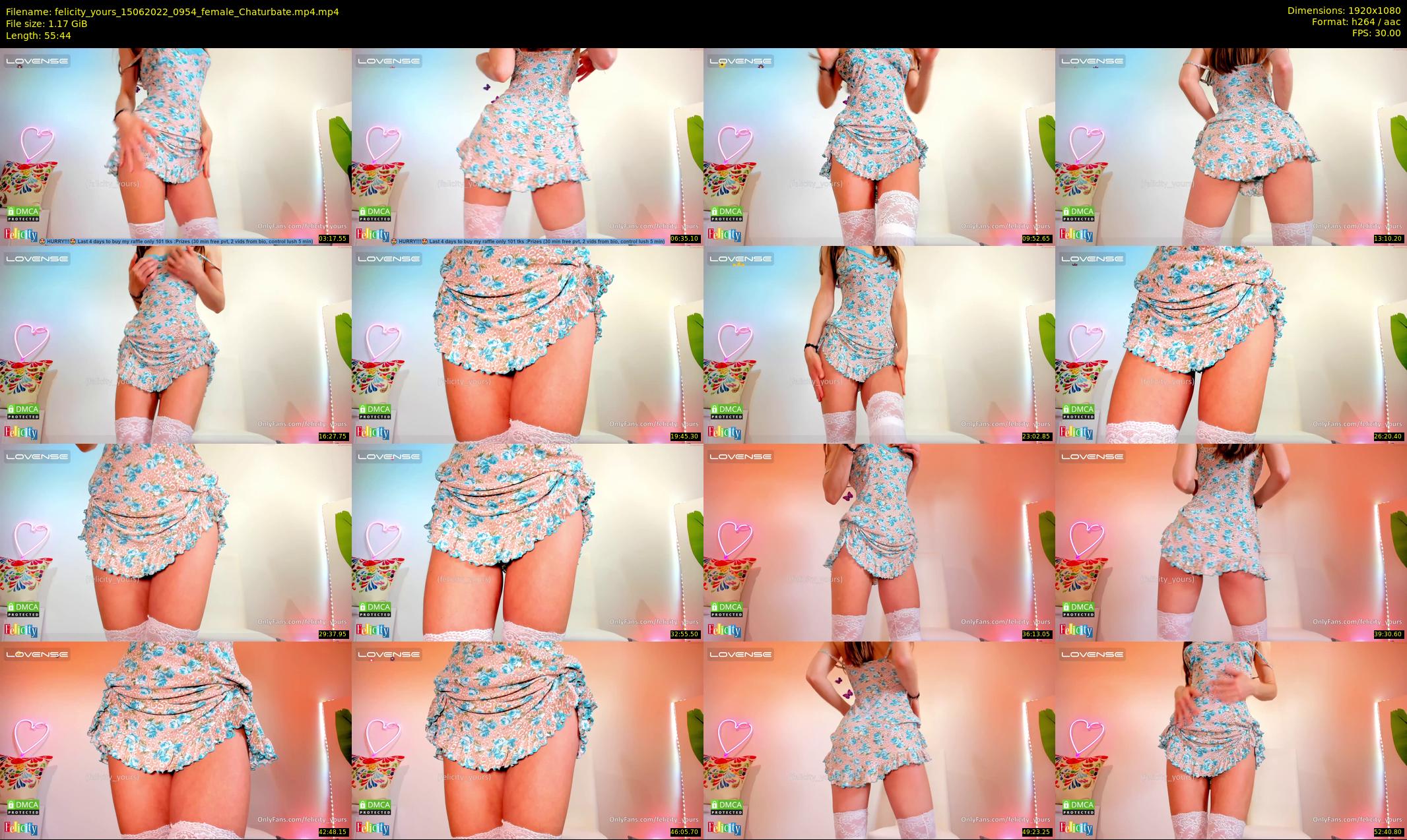 felicity_yours — 56 minute Chaturbate female cam show recording, 1080p, Jun 15, 2022