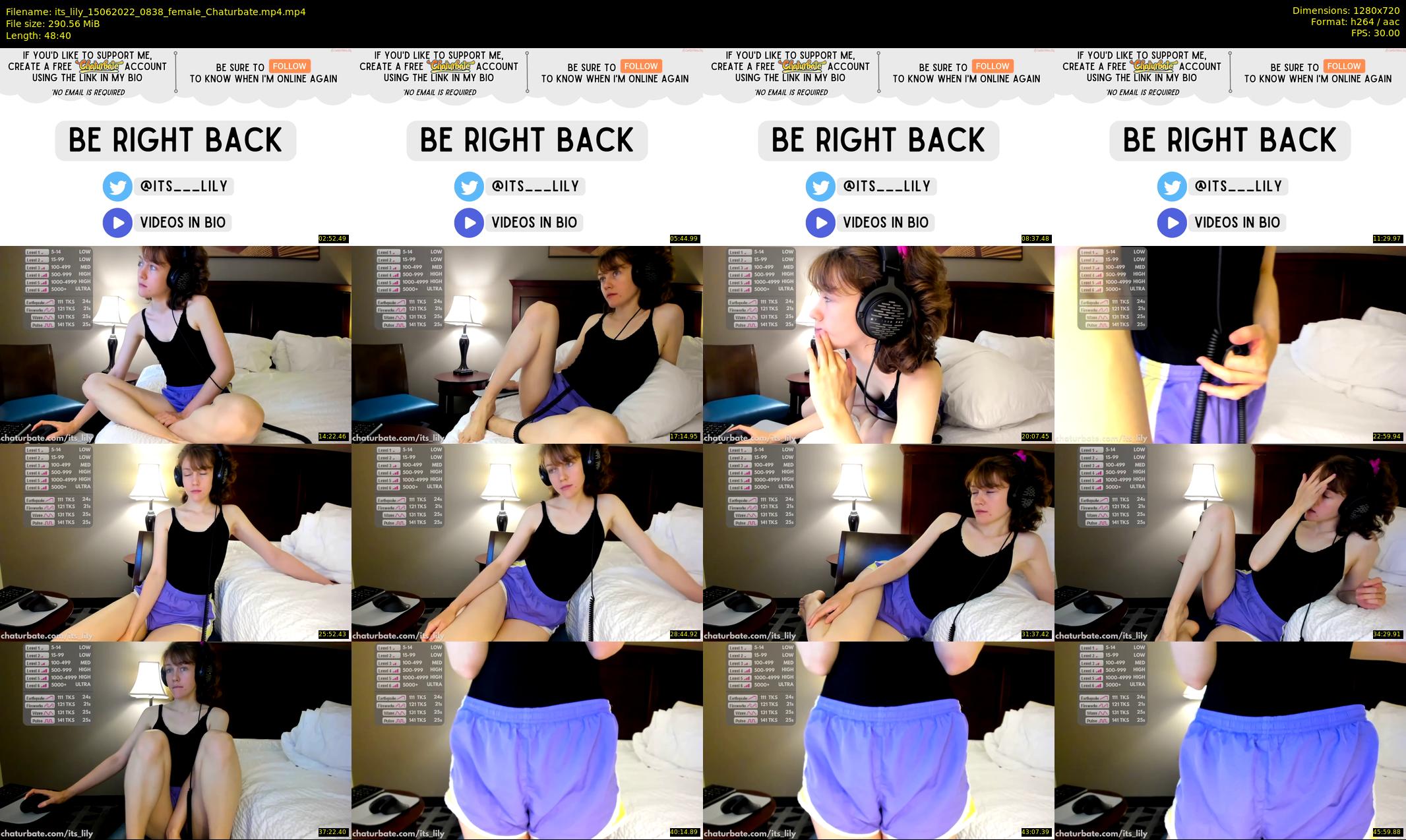 its_lily — 49 minute Chaturbate female cam show recording, 720p, Jun 15, 2022
