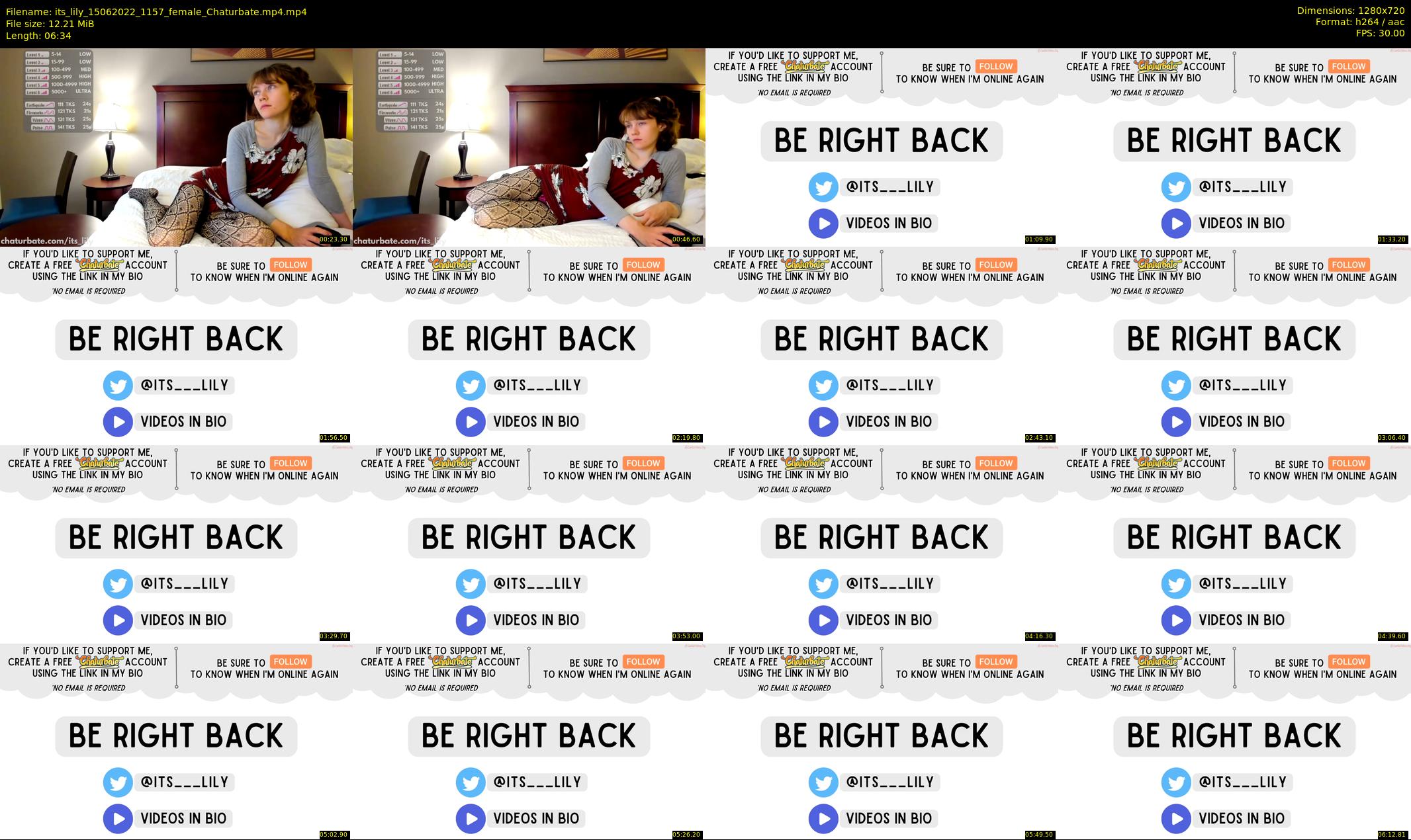 its_lily — 7 minute Chaturbate female cam show recording, 720p, Jun 15, 2022