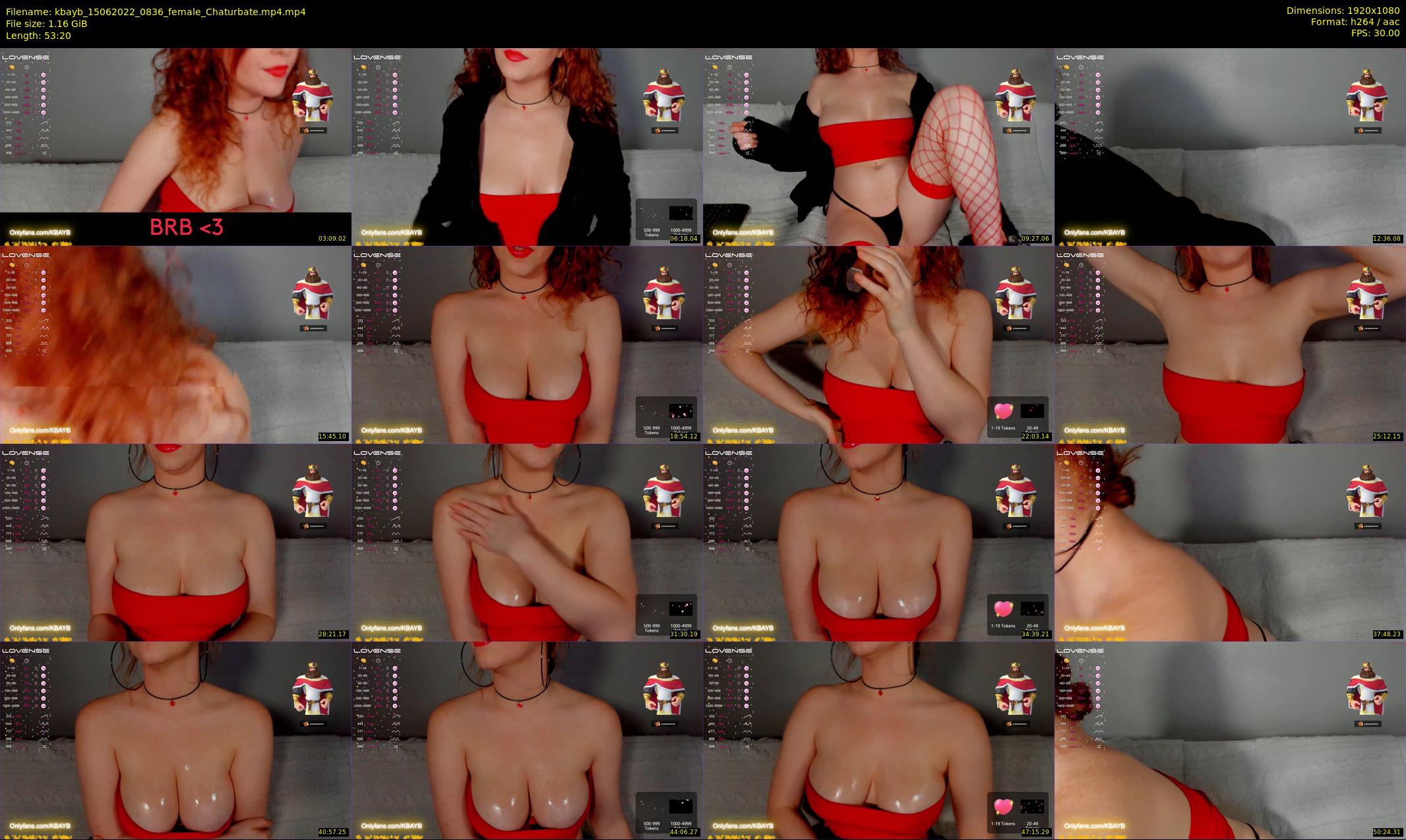 kbayb — 54 minute Chaturbate female cam show recording, 1080p, Jun 15, 2022