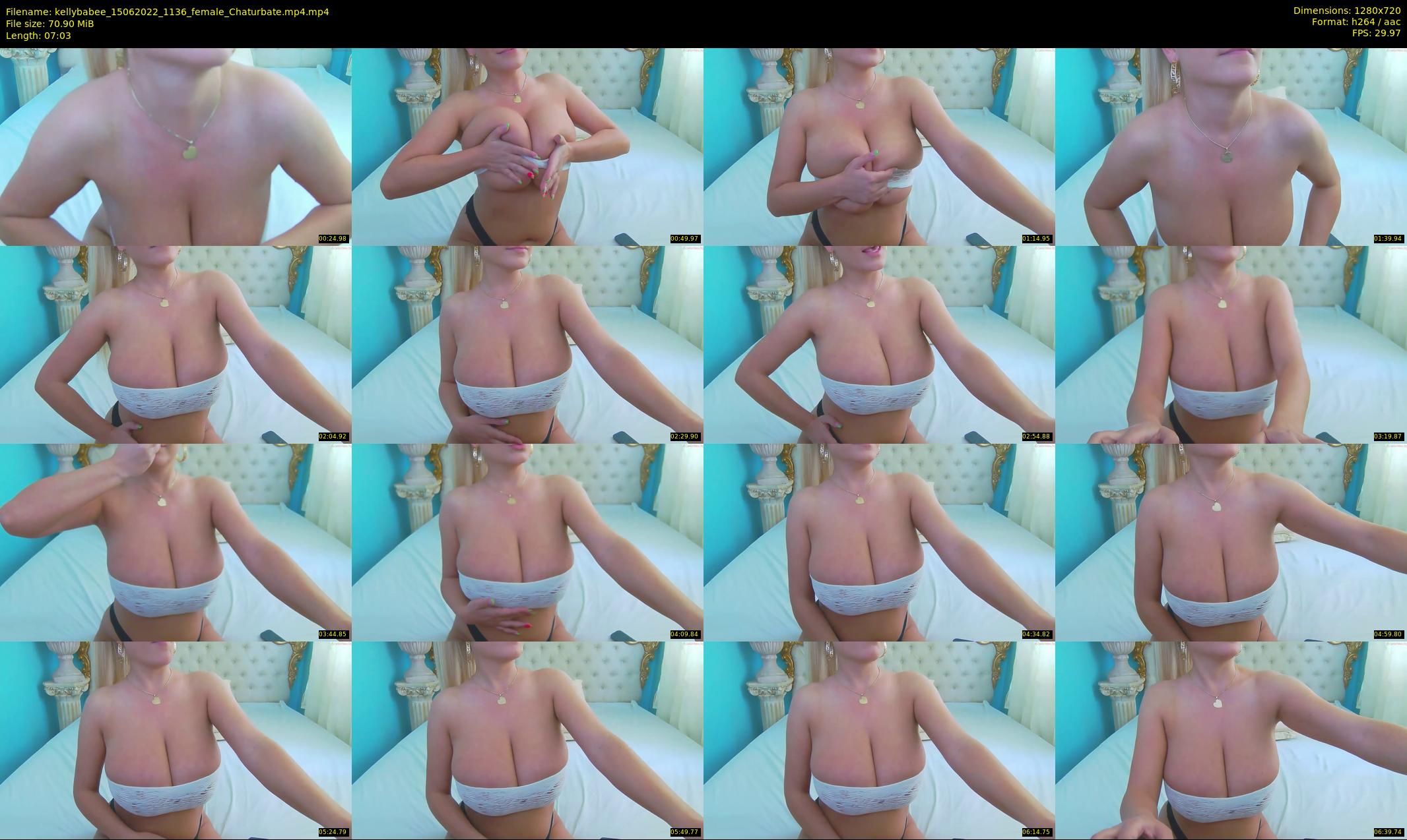 kellybabee — 8 minute Chaturbate female cam show recording, 720p, Jun 15, 2022