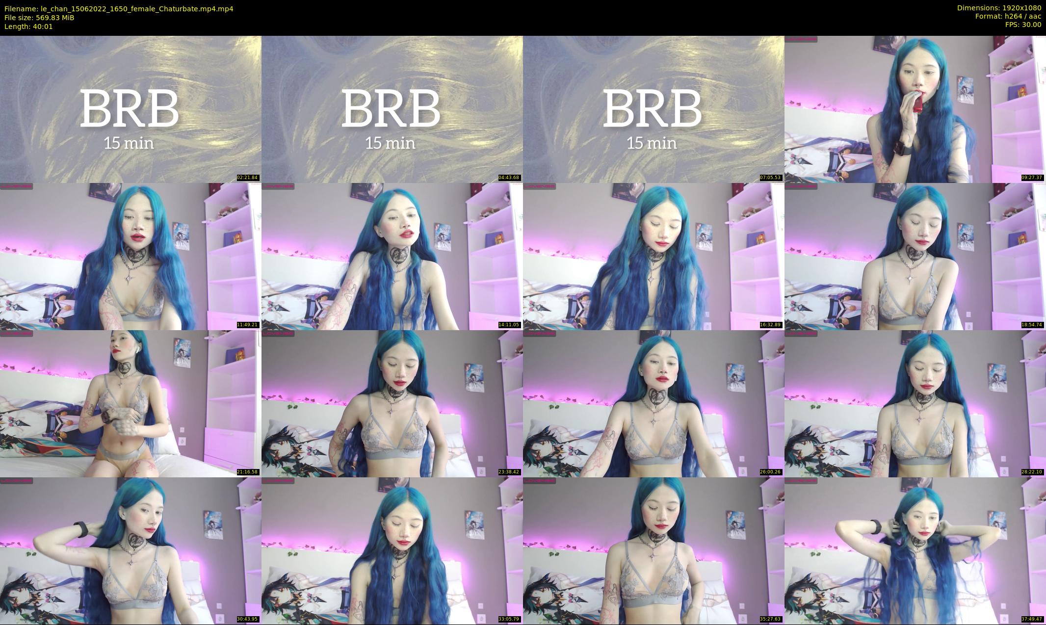 le_chan — 41 minute Chaturbate female cam show recording, 1080p, Jun 15, 2022