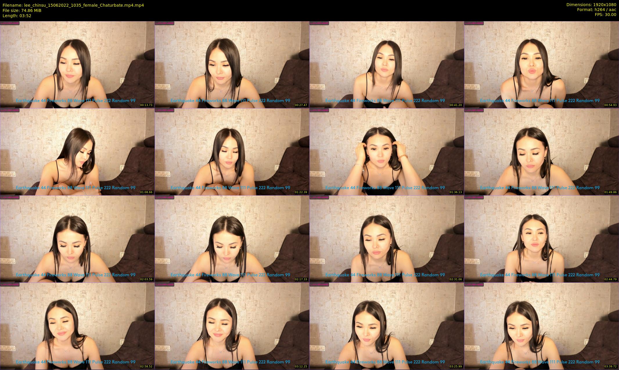 lee_chinsu — 4 minute Chaturbate female cam show recording, 1080p, Jun 15, 2022