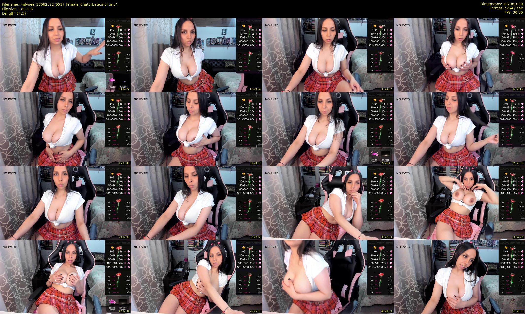 milynee — 55 minute Chaturbate female cam show recording, 1080p, Jun 15, 2022