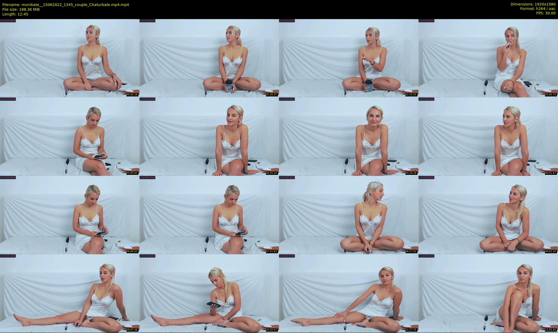 monikate_ — 13 minute Chaturbate couple cam show recording, 1080p, Jun 15, 2022
