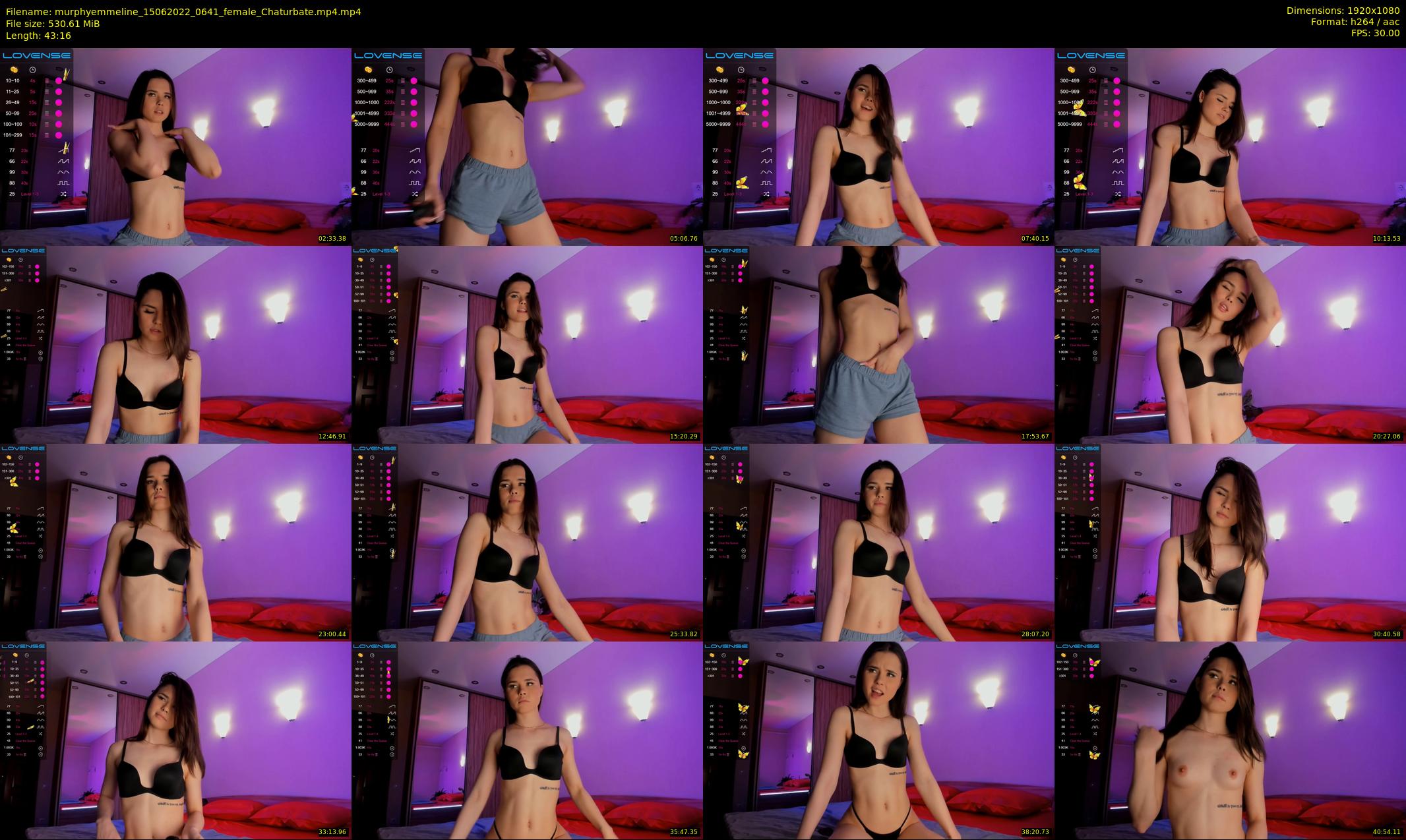 murphyemmeline — 44 minute Chaturbate female cam show recording, 1080p, Jun 15, 2022