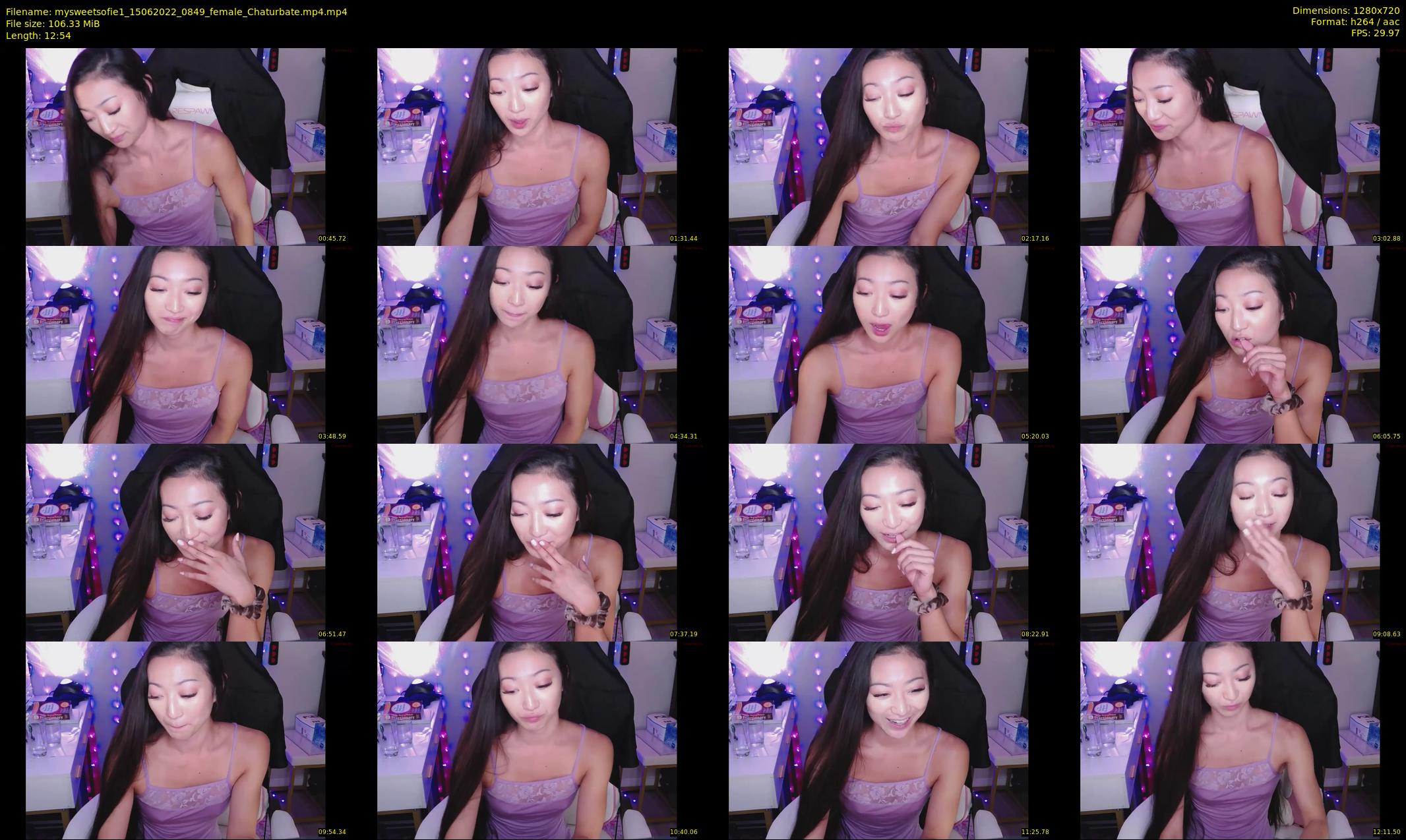 mysweetsofie1 — 13 minute Chaturbate female cam show recording, 720p, Jun 15, 2022