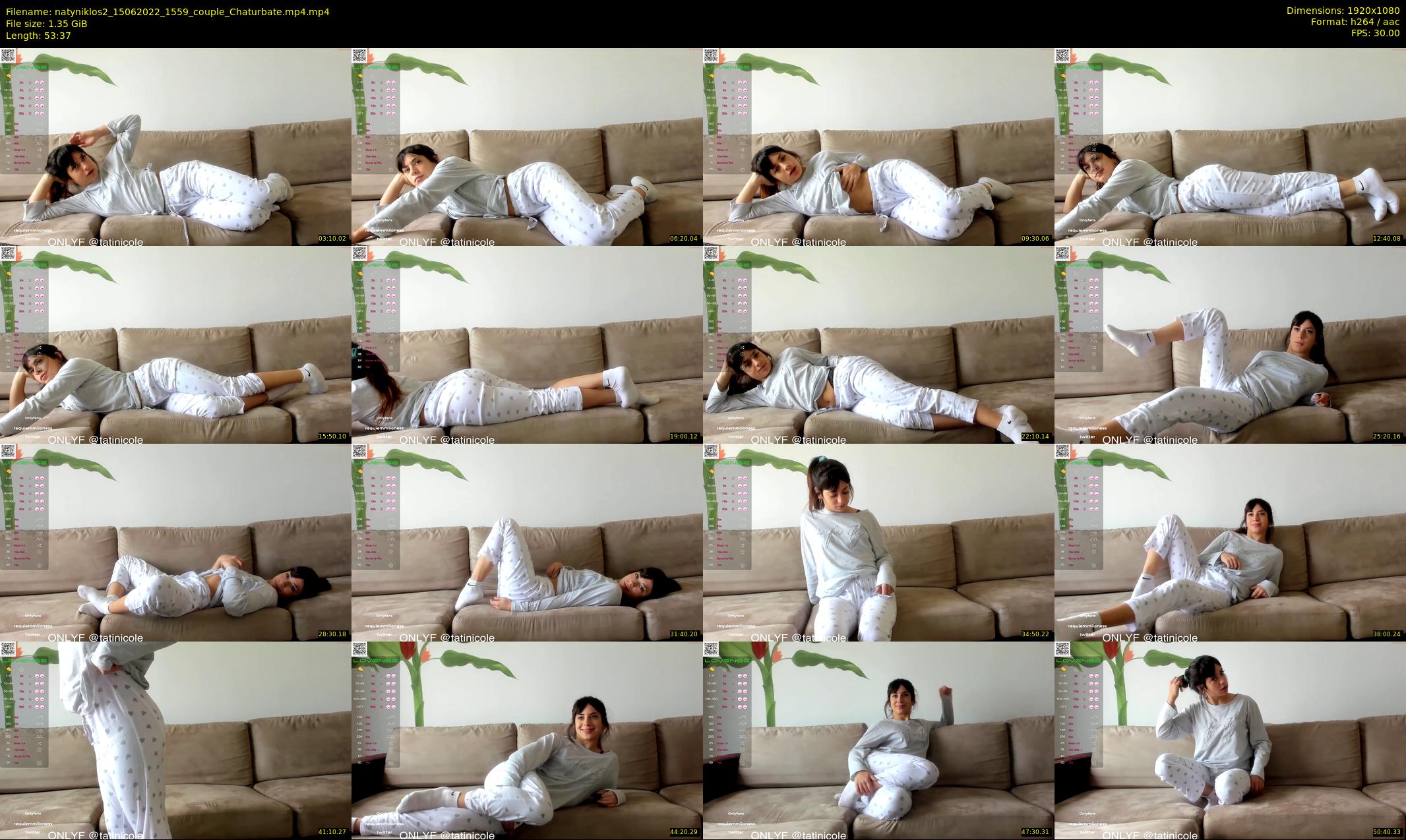 natyniklos2 — 54 minute Chaturbate couple cam show recording, 1080p, Jun 15, 2022