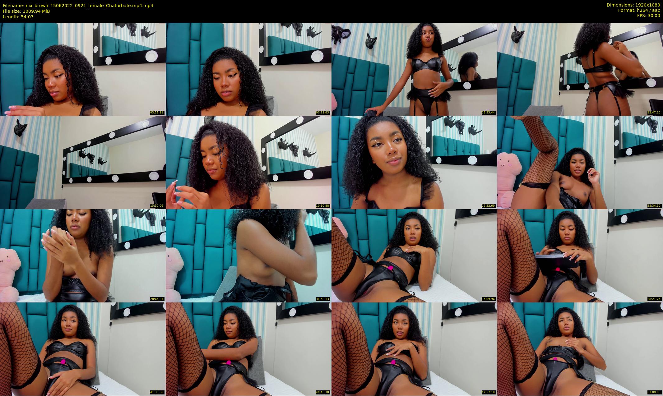 nix_brown — 55 minute Chaturbate female cam show recording, 1080p, Jun 15, 2022