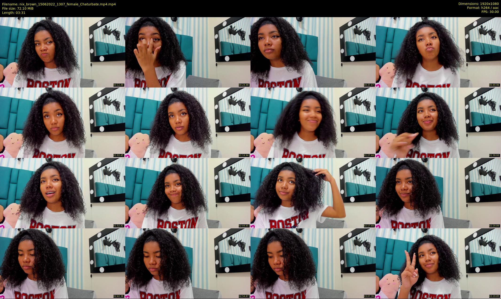 nix_brown — 4 minute Chaturbate female cam show recording, 1080p, Jun 15, 2022