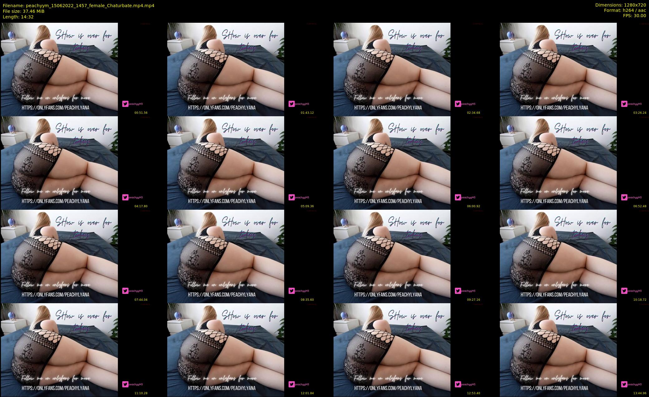 peachyym — 15 minute Chaturbate female cam show recording, 720p, Jun 15, 2022