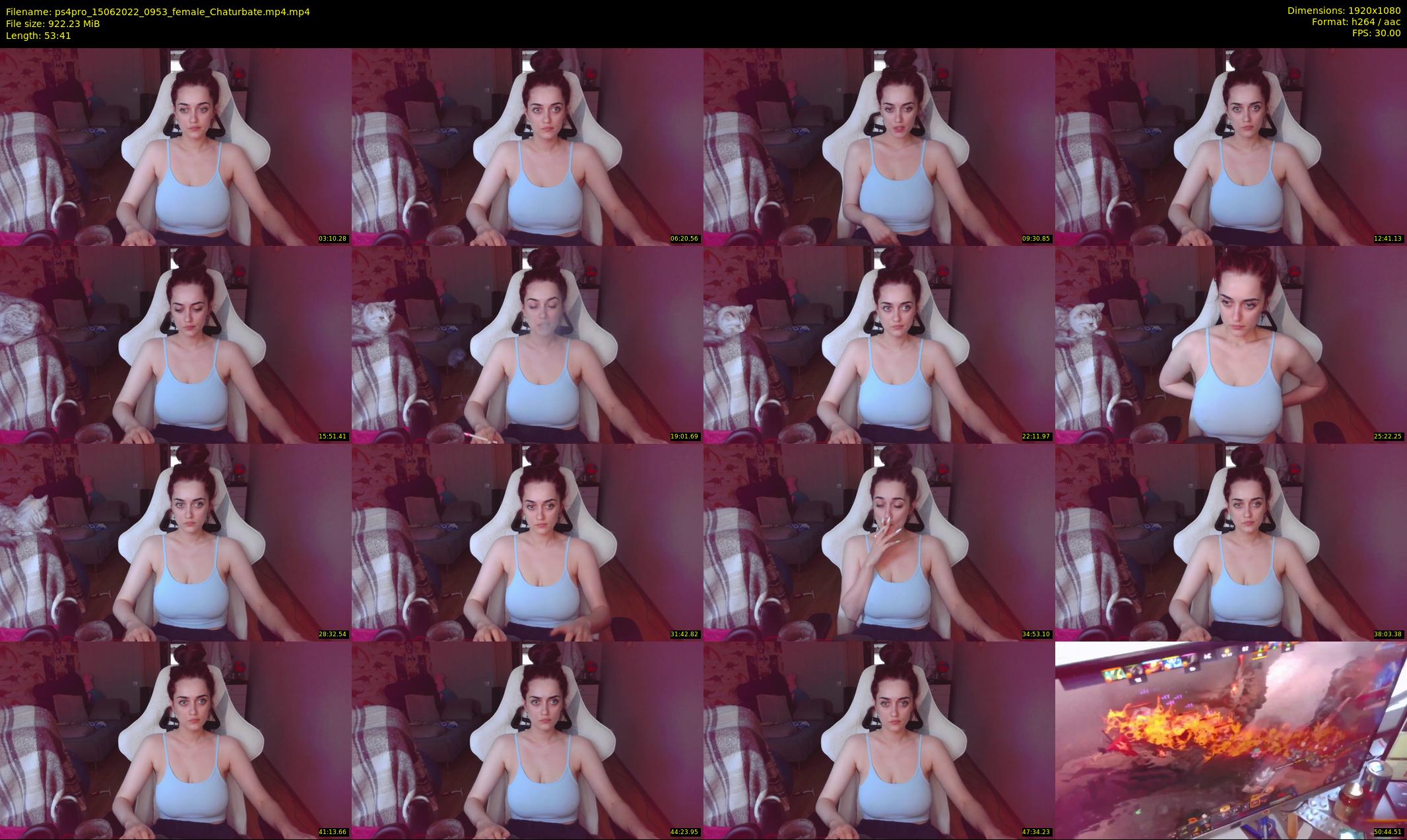 ps4pro — 54 minute Chaturbate female cam show recording, 1080p, Jun 15, 2022