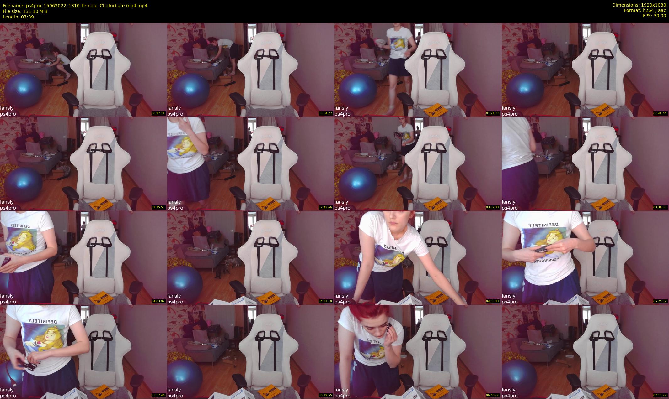 ps4pro — 8 minute Chaturbate female cam show recording, 1080p, Jun 15, 2022