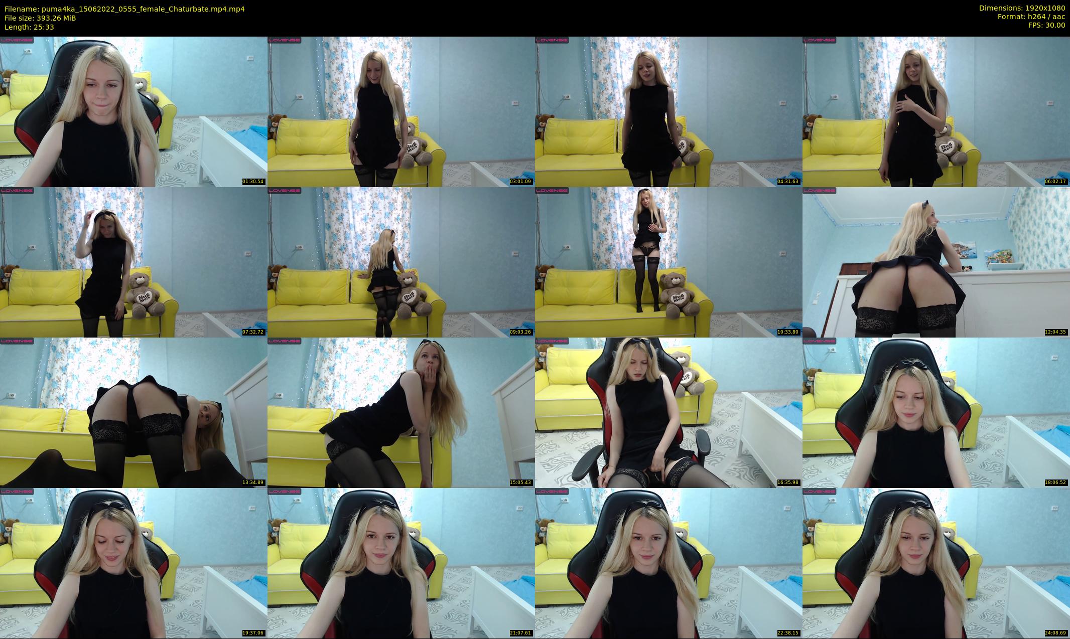 puma4ka — 26 minute Chaturbate female cam show recording, 1080p, Jun 15, 2022