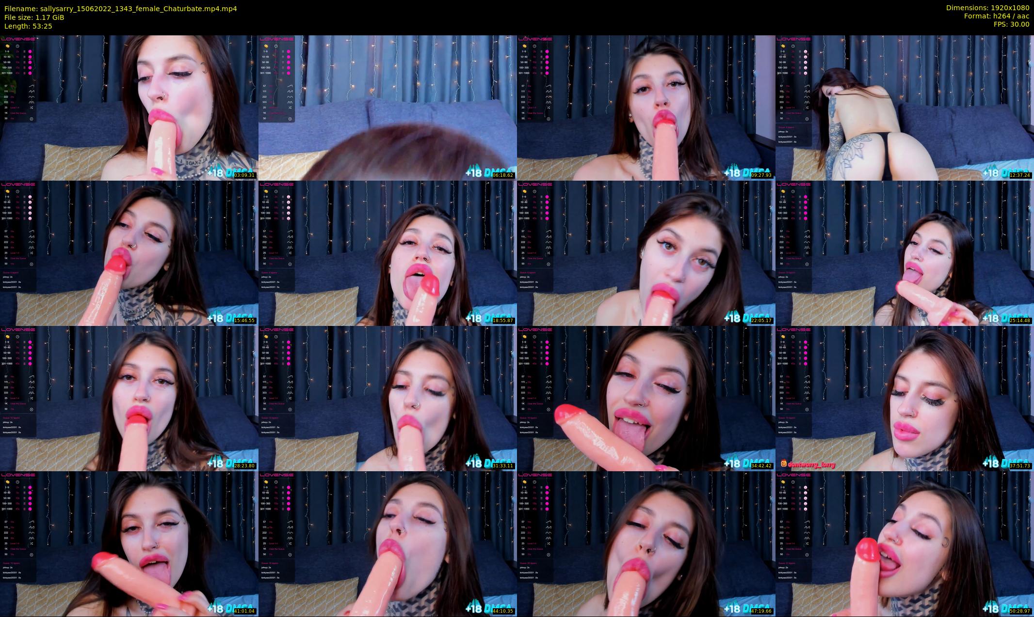 sallysarry — 54 minute Chaturbate couple cam show recording, 1080p, Jun 15, 2022