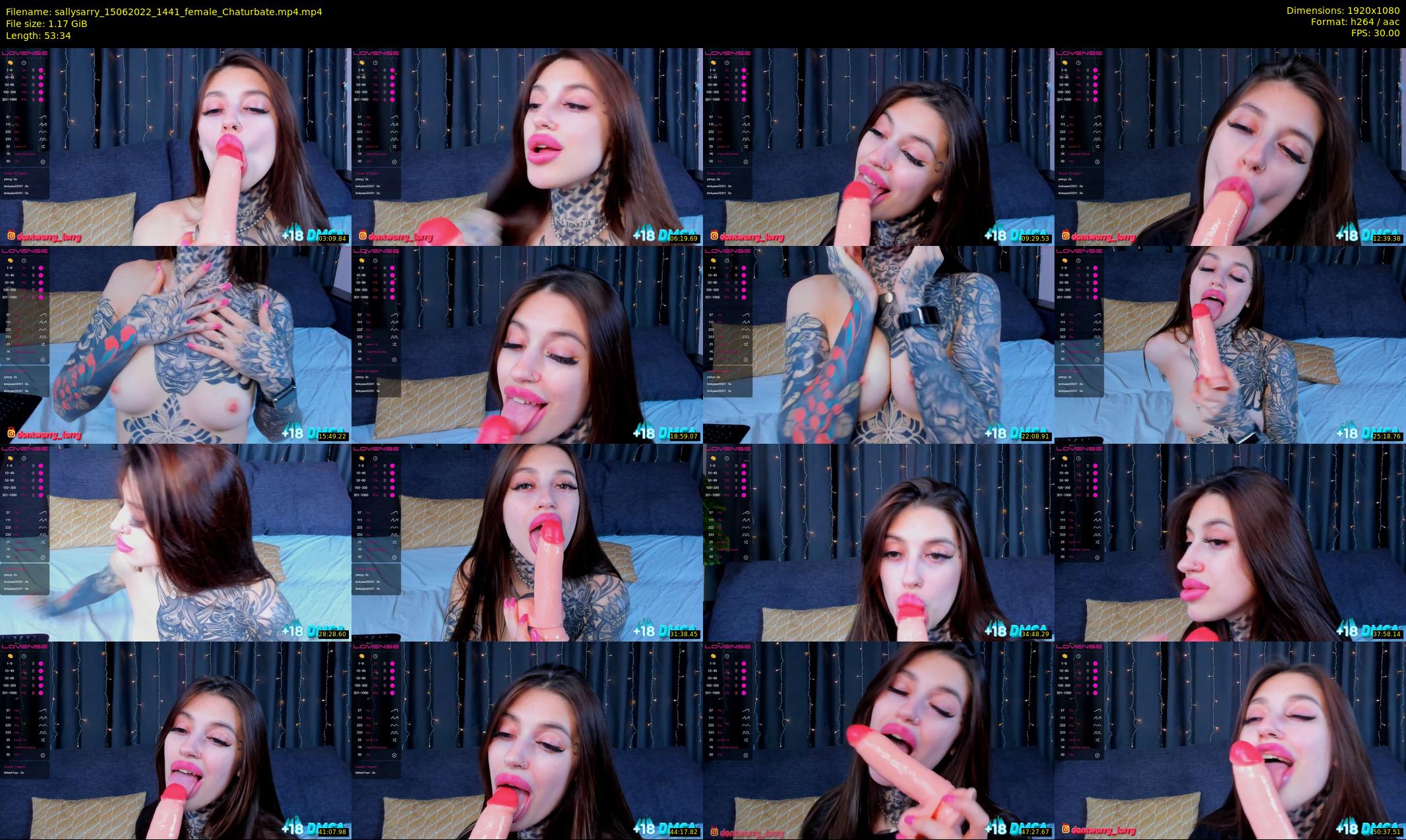 sallysarry — 54 minute Chaturbate couple cam show recording, 1080p, Jun 15, 2022