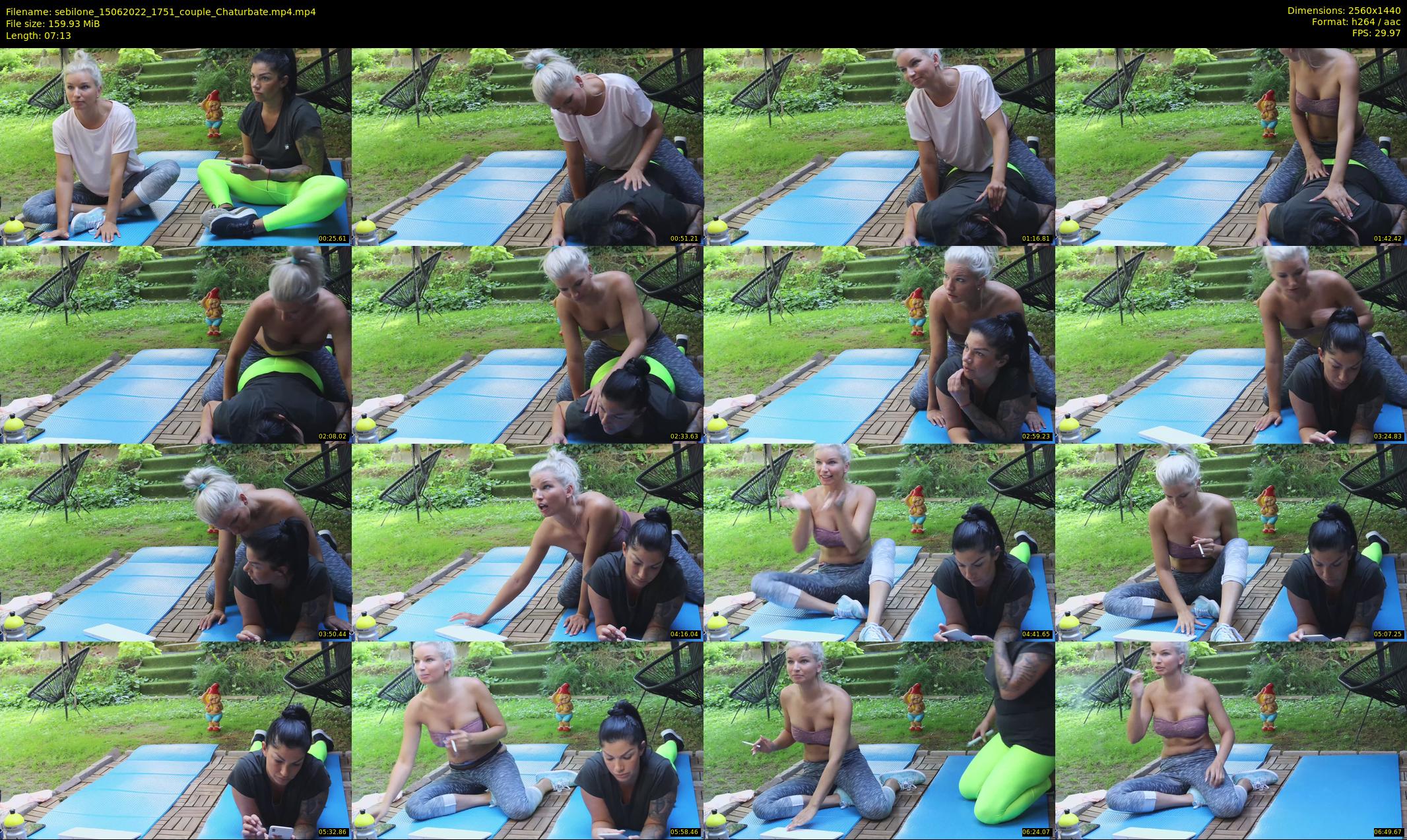 sebilone — 8 minute Chaturbate couple cam show recording, 1080p, Jun 15, 2022