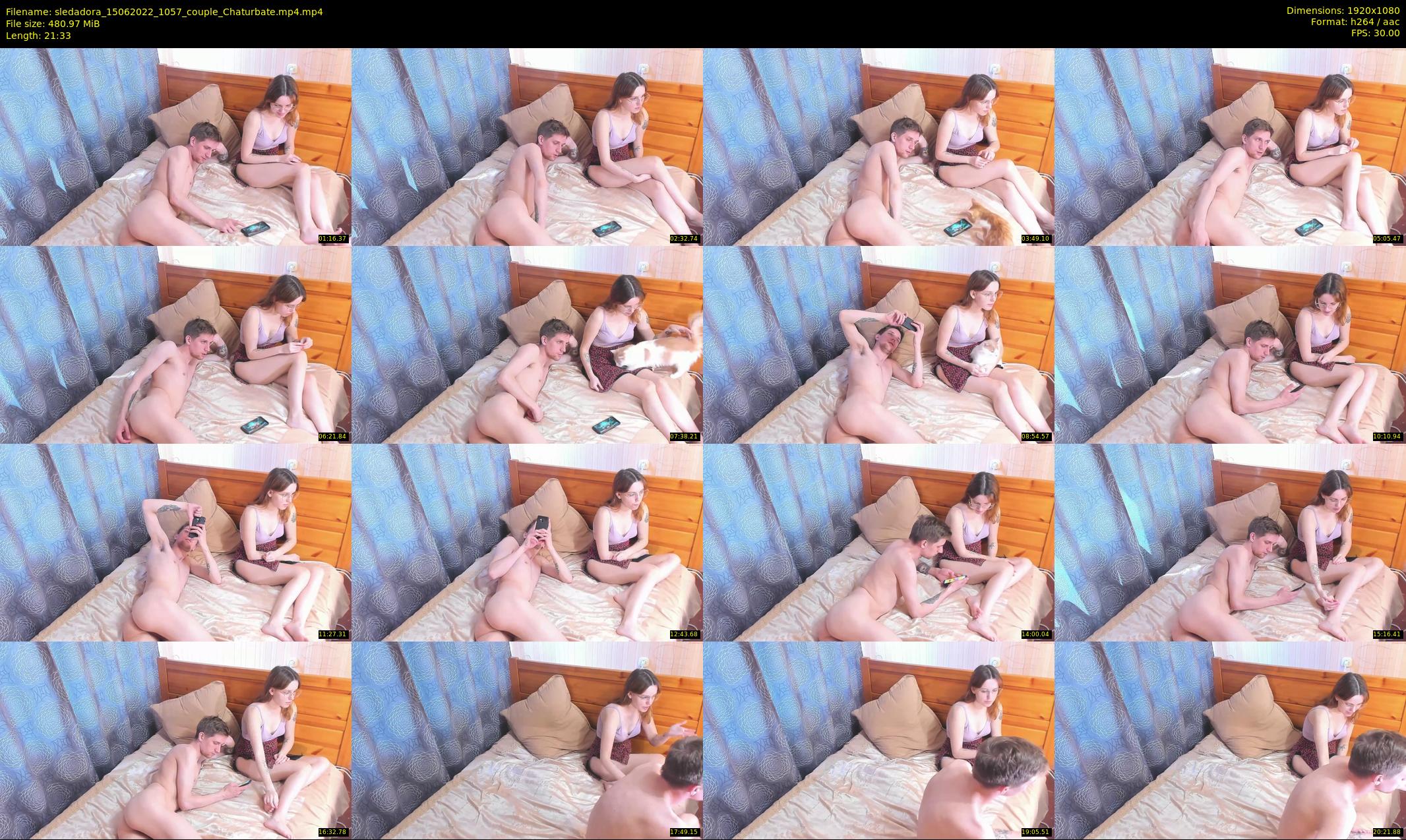sledadora — 22 minute Chaturbate couple cam show recording, 1080p, Jun 15, 2022