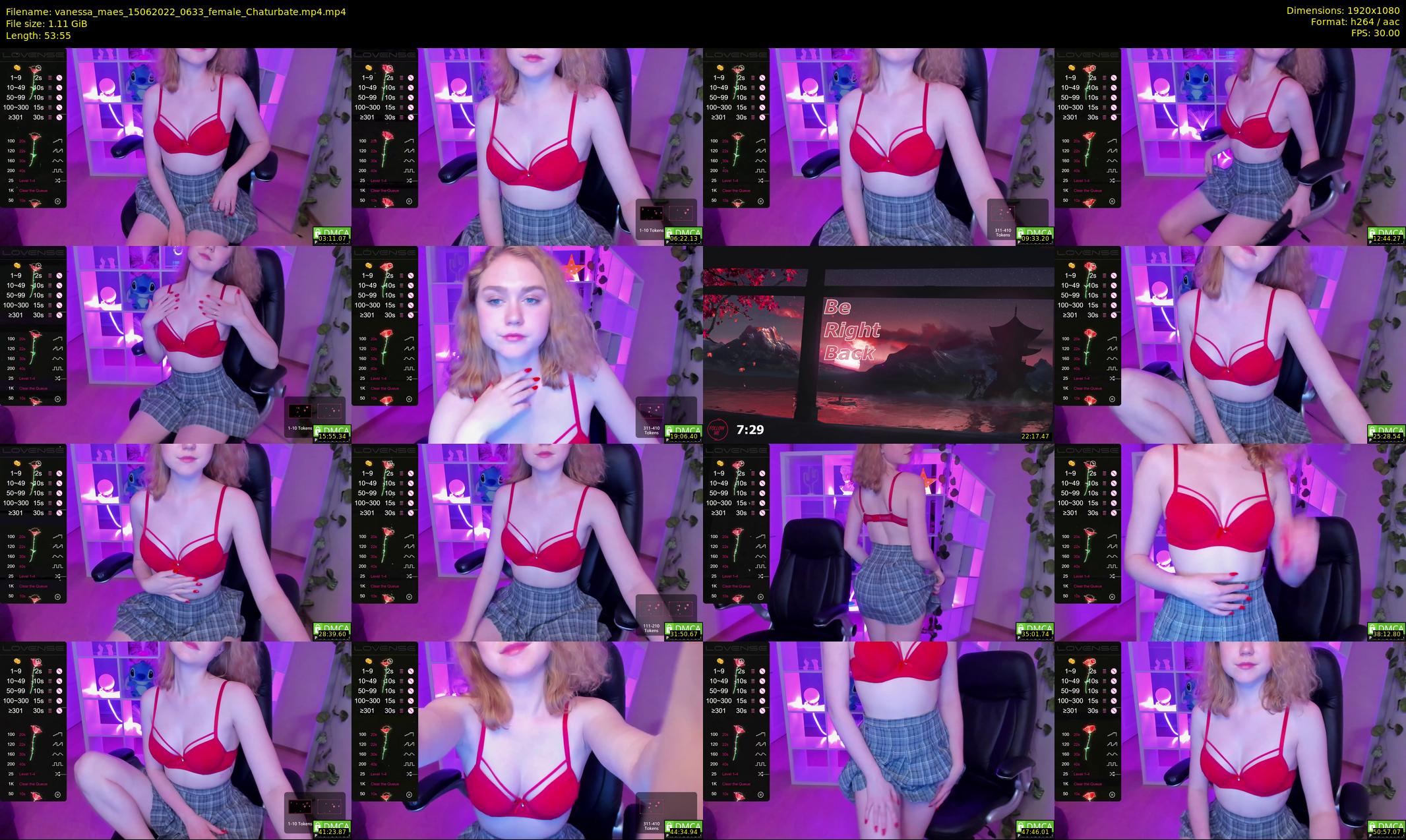 vanessa_maes — 54 minute Chaturbate female cam show recording, 1080p, Jun 15, 2022