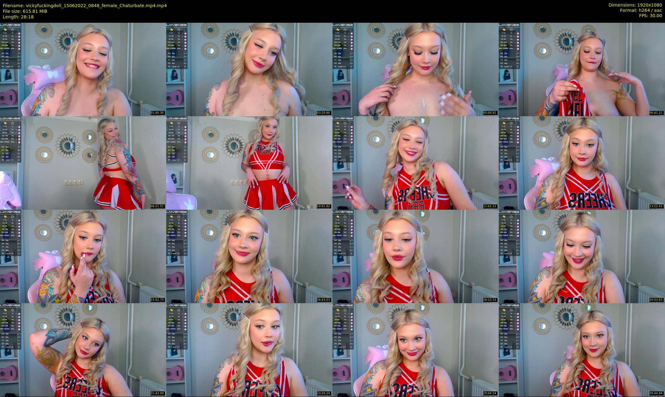 vickyfuckingdoll — 29 minute Chaturbate female cam show recording, 1080p, Jun 15, 2022